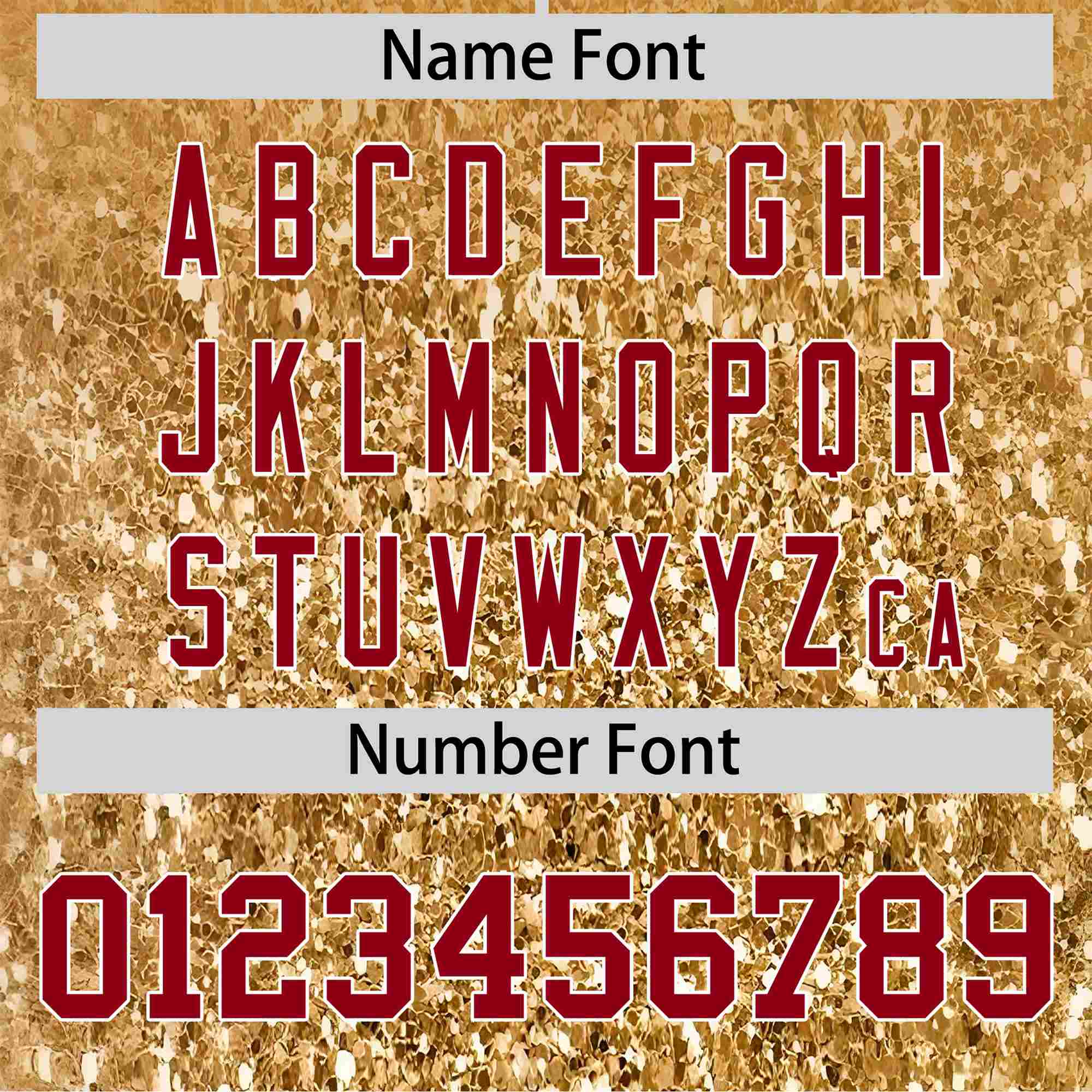 Custom Old Gold Crimson Sparkle-Effect Pattern Gradient Fashion Authentic Baseball Jersey