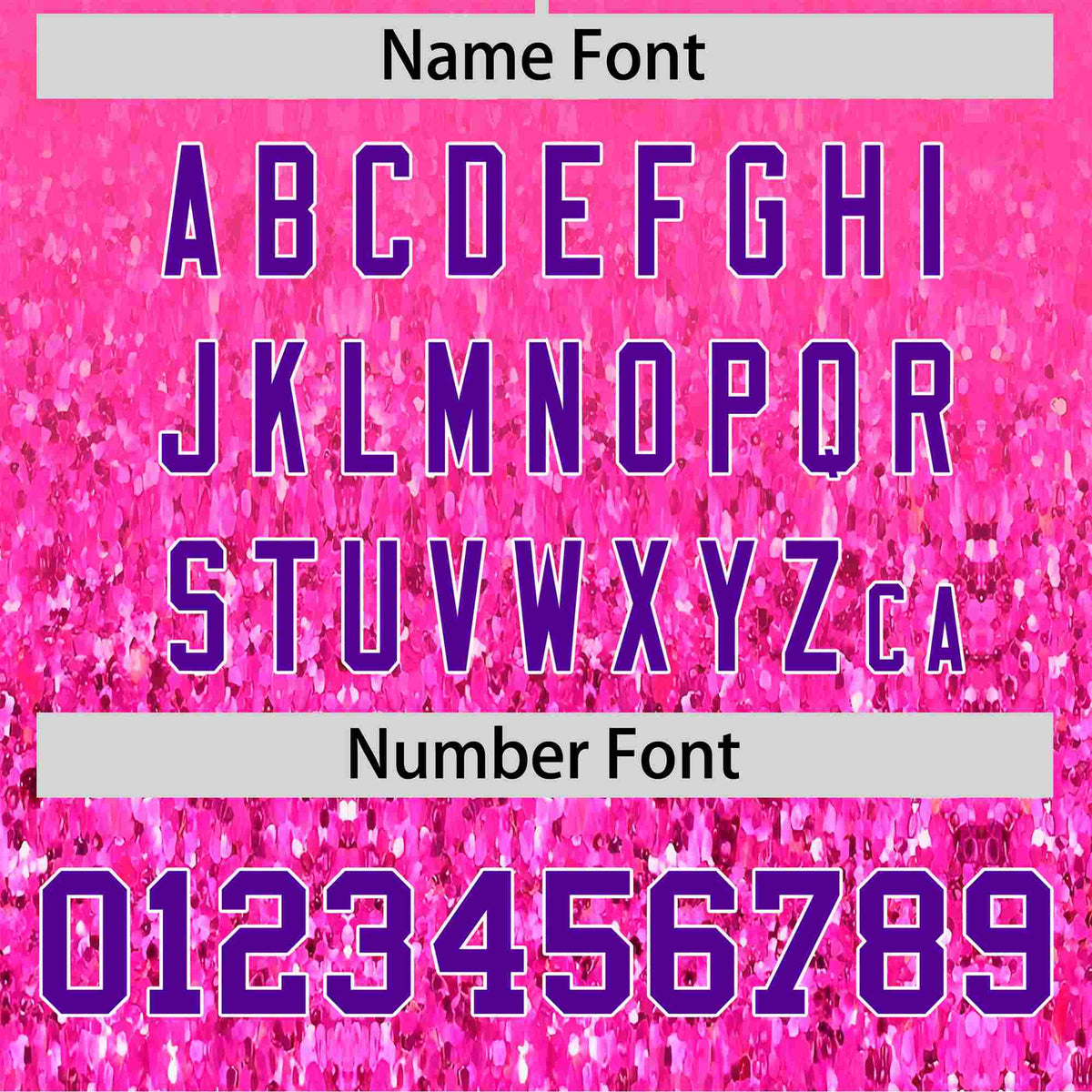 Custom Pink Purple Sparkle-Effect Pattern Gradient Fashion Authentic Baseball Jersey