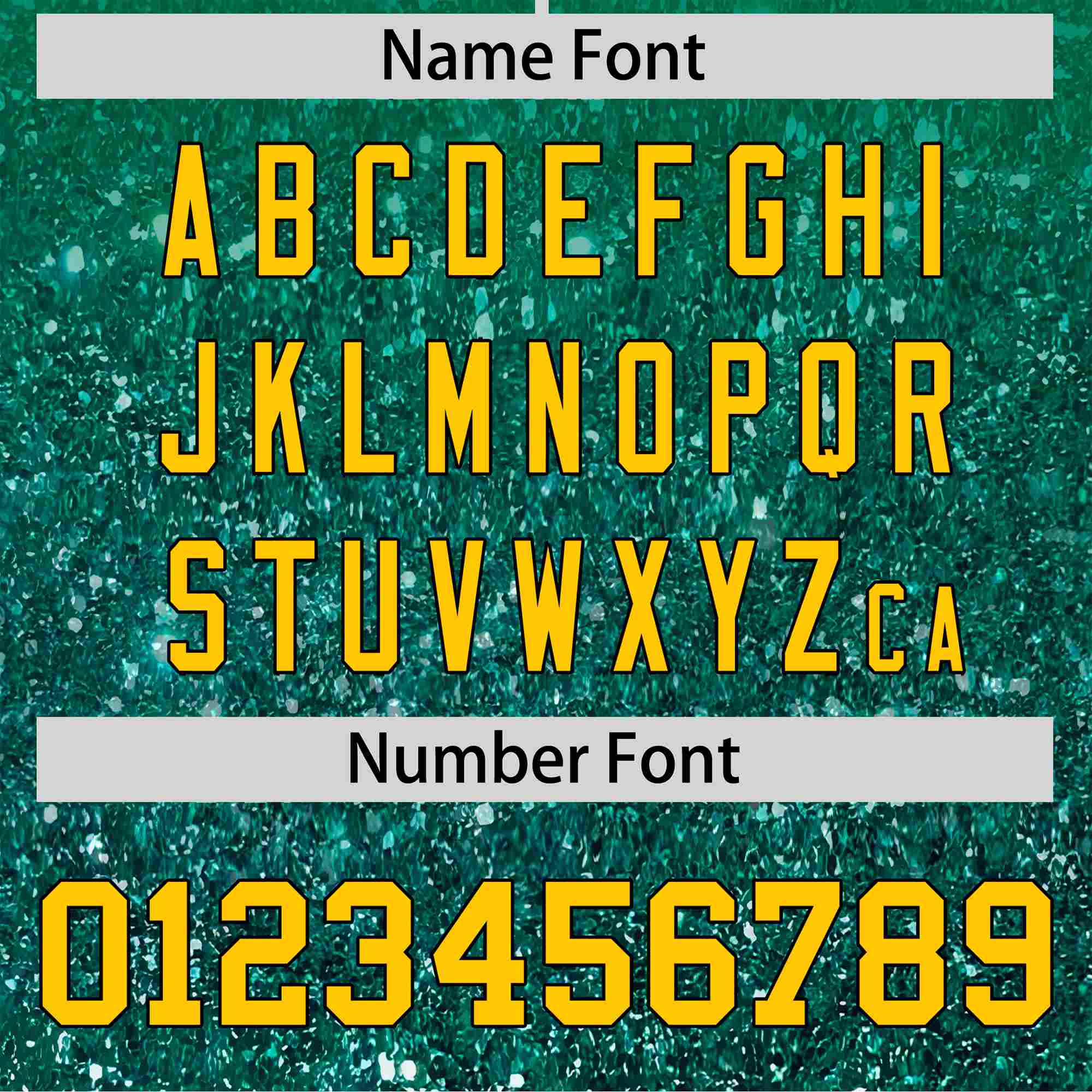 Custom Teal Gold Sparkle-Effect Pattern Gradient Fashion Authentic Baseball Jersey