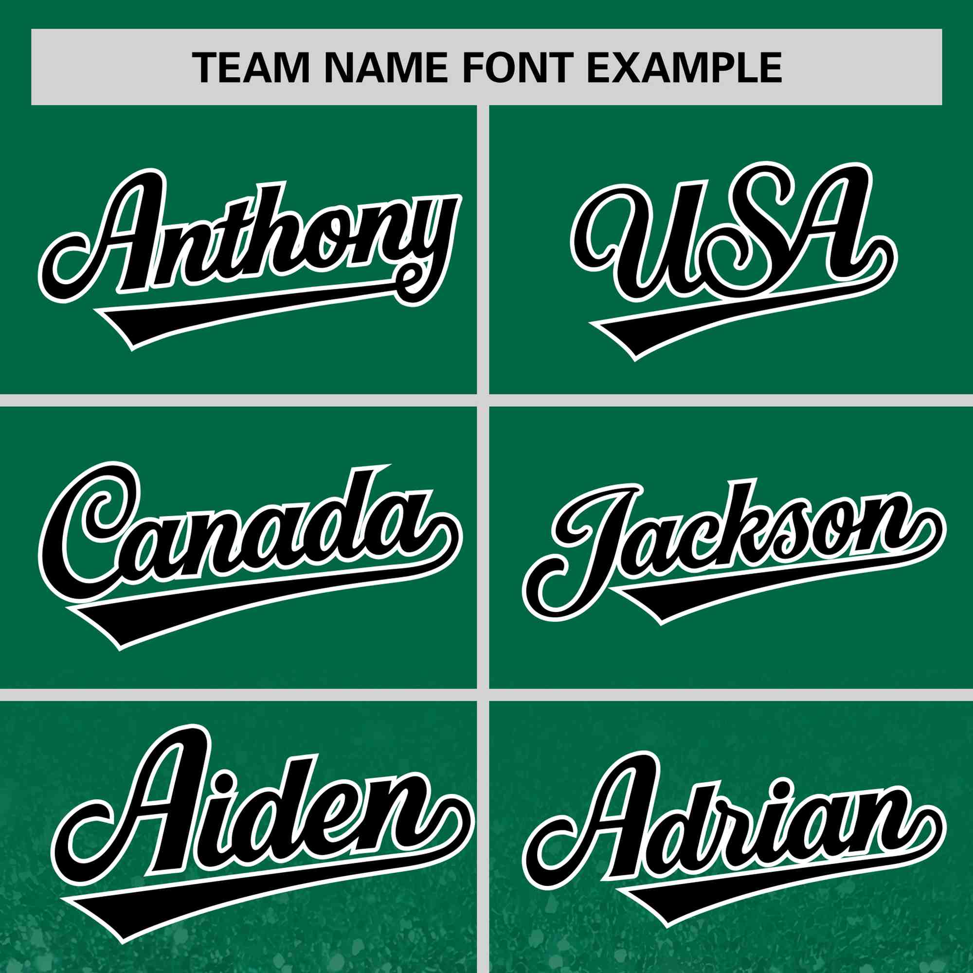 Custom Kelly Green Black Sparkle-Effect Pattern Gradient Fashion Authentic Baseball Jersey