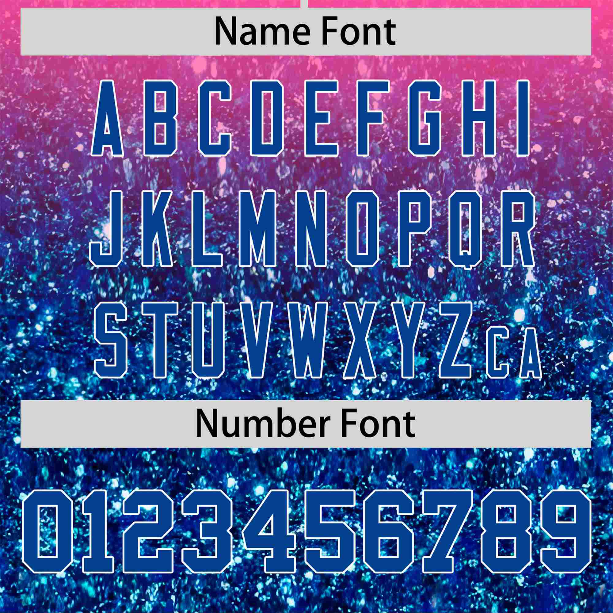 Custom Pink Royal Sparkle-Effect Pattern Gradient Fashion Authentic Baseball Jersey