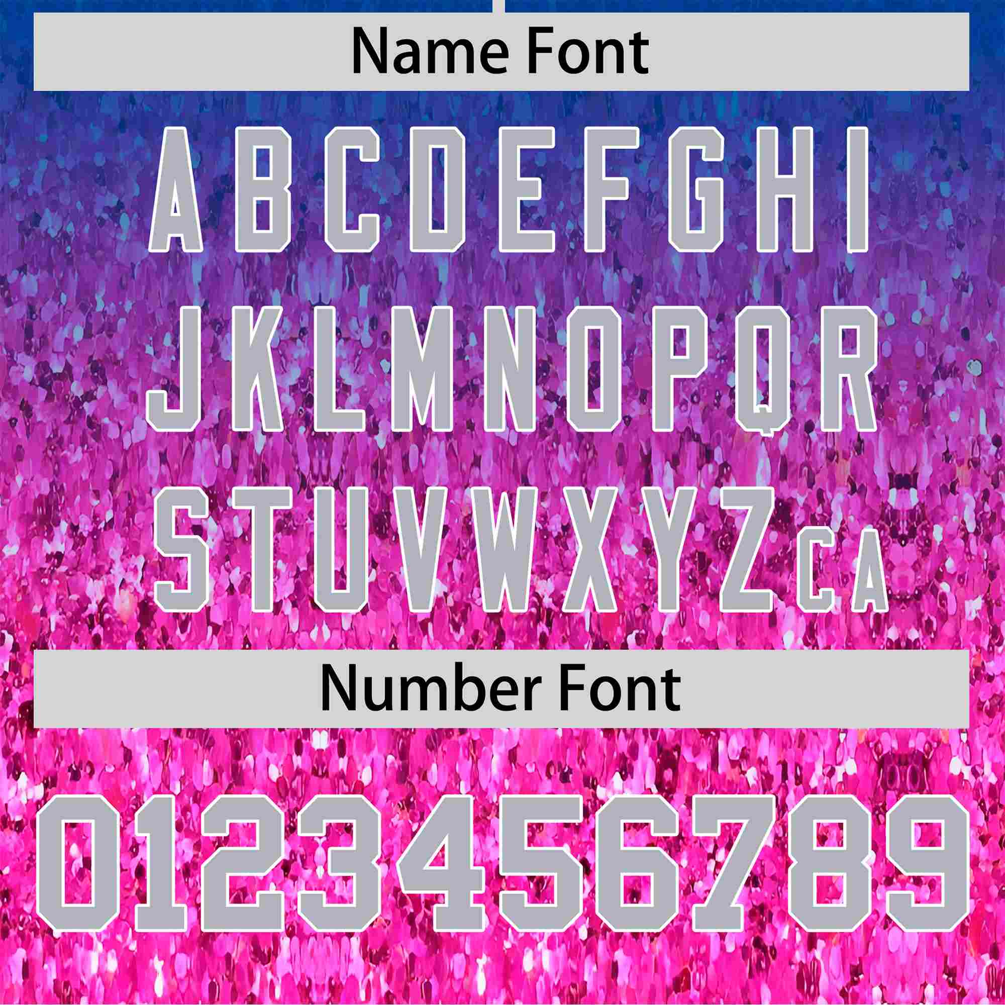 Custom Royal Gray Sparkle-Effect Pattern Gradient Fashion Authentic Baseball Jersey