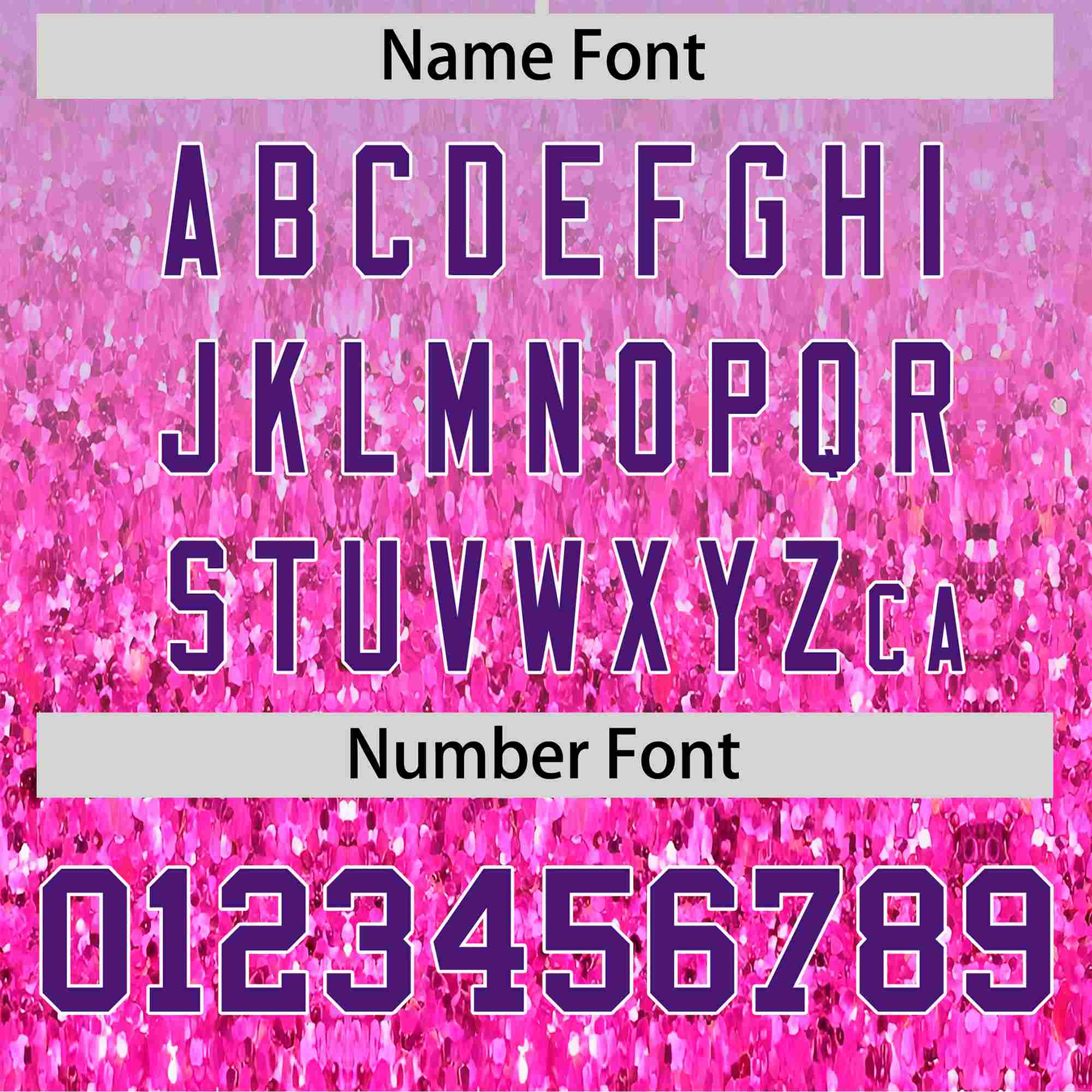 Custom Light Purple Purple Sparkle-Effect Pattern Gradient Fashion Authentic Baseball Jersey