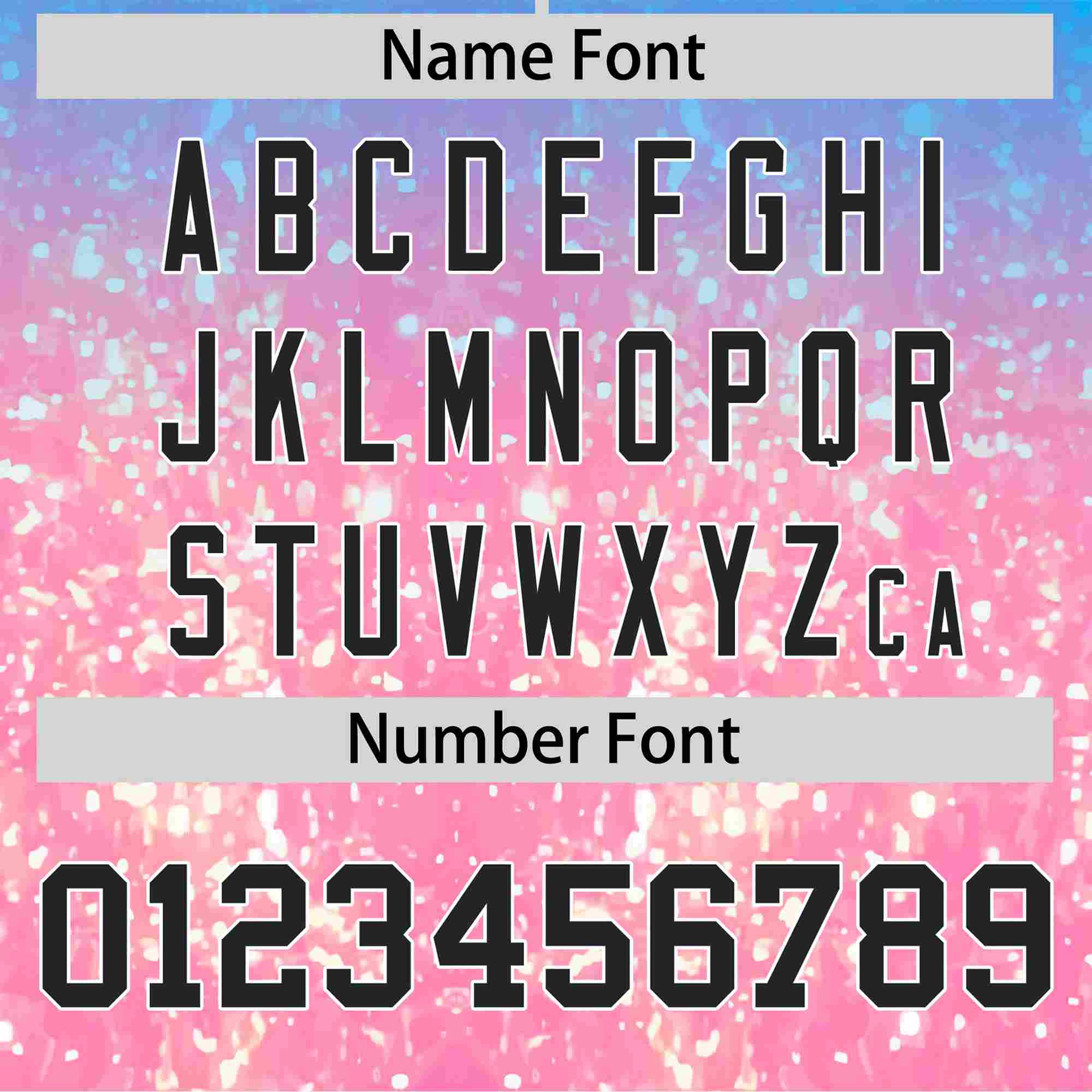 Custom Powder Blue Black Sparkle-Effect Pattern Gradient Fashion Authentic Baseball Jersey