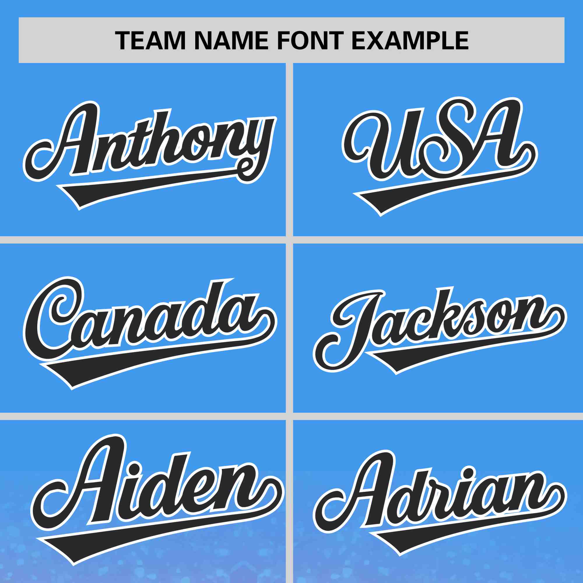 Custom Powder Blue Black Sparkle-Effect Pattern Gradient Fashion Authentic Baseball Jersey