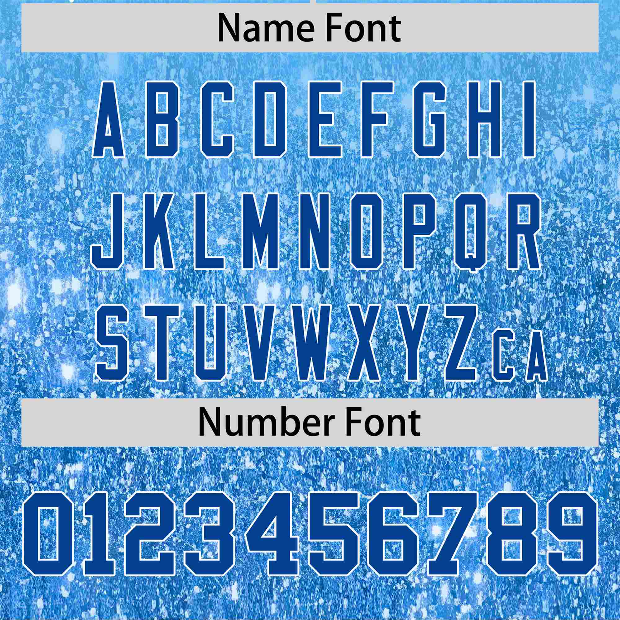 Custom Light Blue Royal Sparkle-Effect Pattern Gradient Fashion Authentic Baseball Jersey