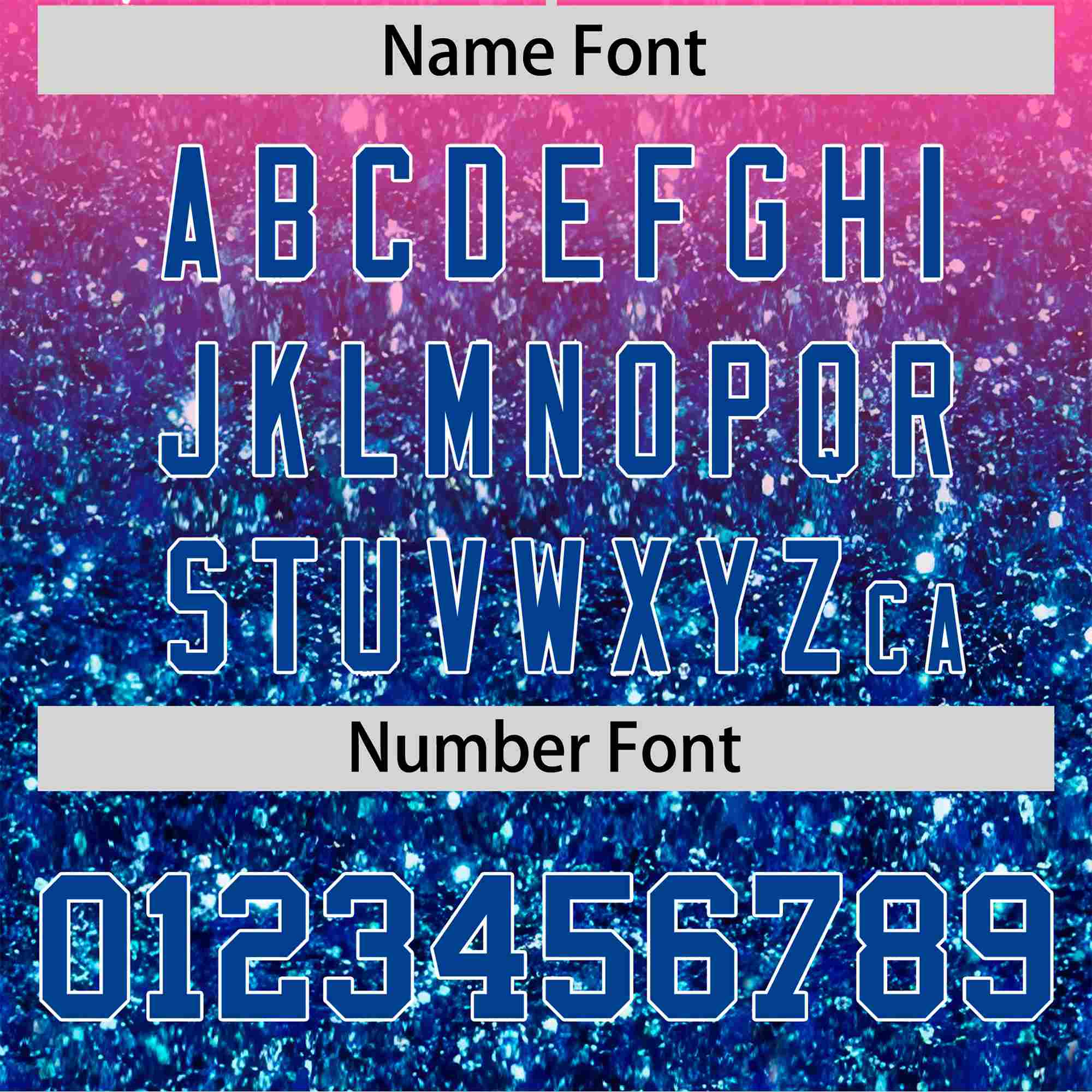 Custom Pink Royal Sparkle-Effect Pattern Gradient Fashion Authentic Baseball Jersey