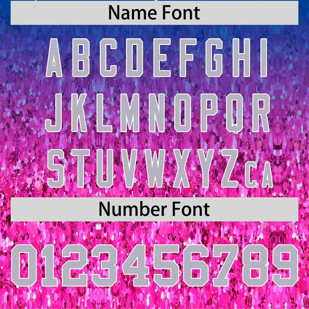 Custom Royal Gray Sparkle-Effect Pattern Gradient Fashion Authentic Baseball Jersey