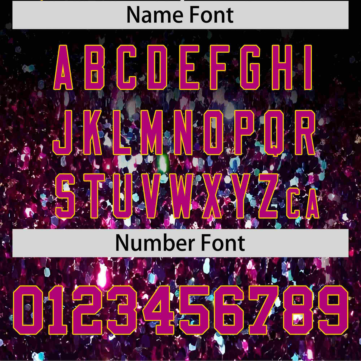 Custom Black Dark Pink Sparkle-Effect Pattern Gradient Fashion Authentic Baseball Jersey