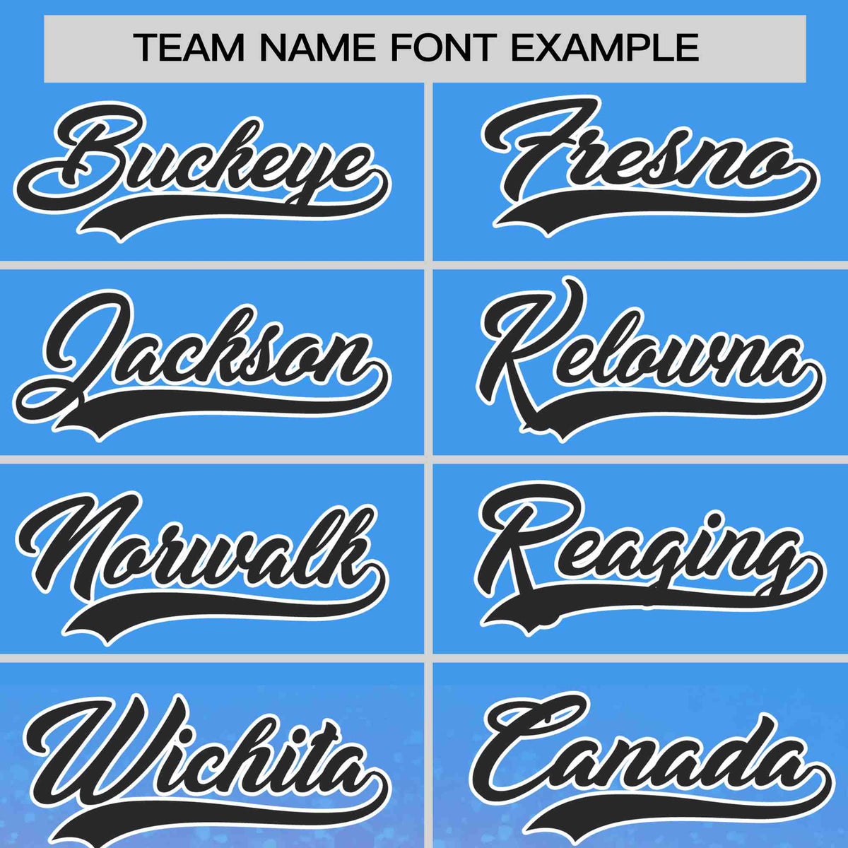 Custom Powder Blue Black Sparkle-Effect Pattern Gradient Fashion Authentic Baseball Jersey