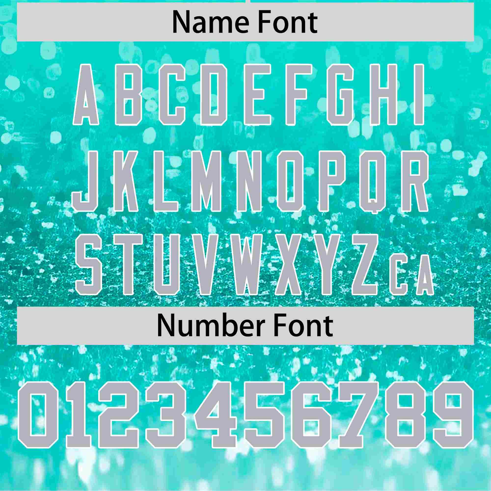 Custom Aqua Gray Sparkle-Effect Pattern Gradient Fashion Authentic Baseball Jersey