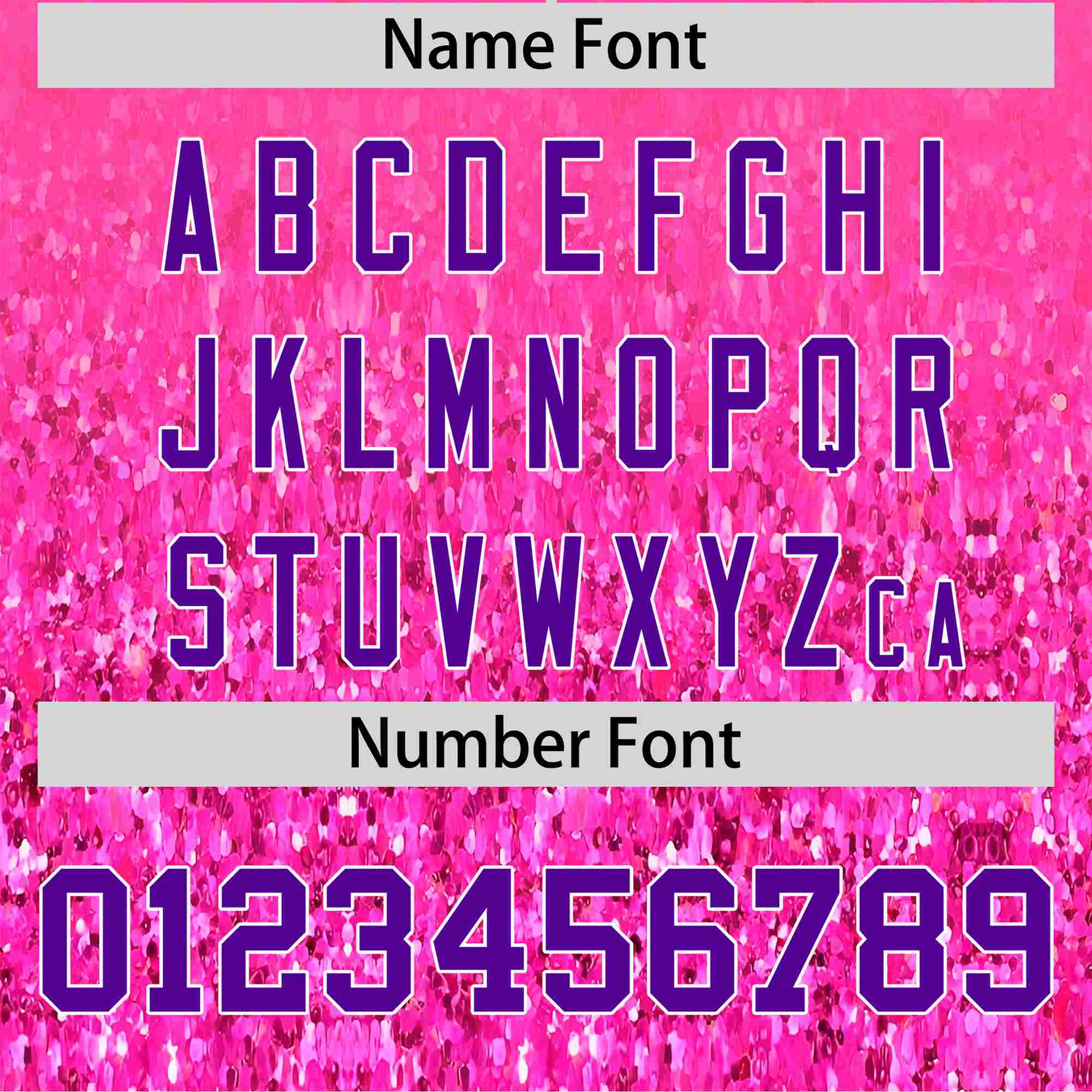 Custom Pink Purple Sparkle-Effect Pattern Gradient Fashion Authentic Baseball Jersey