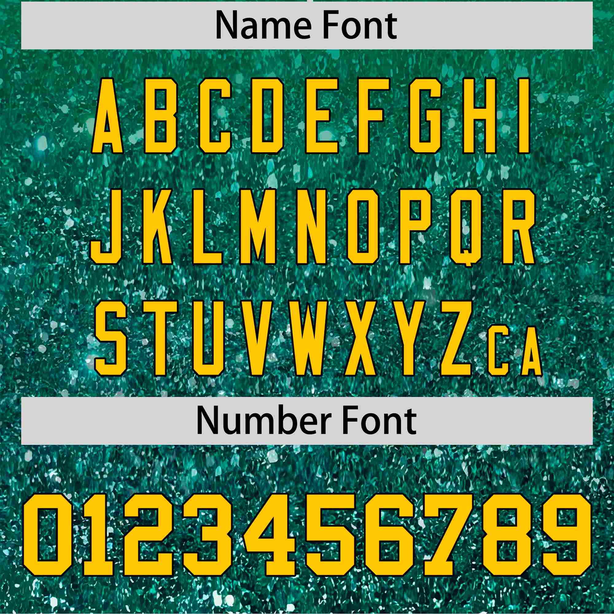 Custom Teal Gold Sparkle-Effect Pattern Gradient Fashion Authentic Baseball Jersey