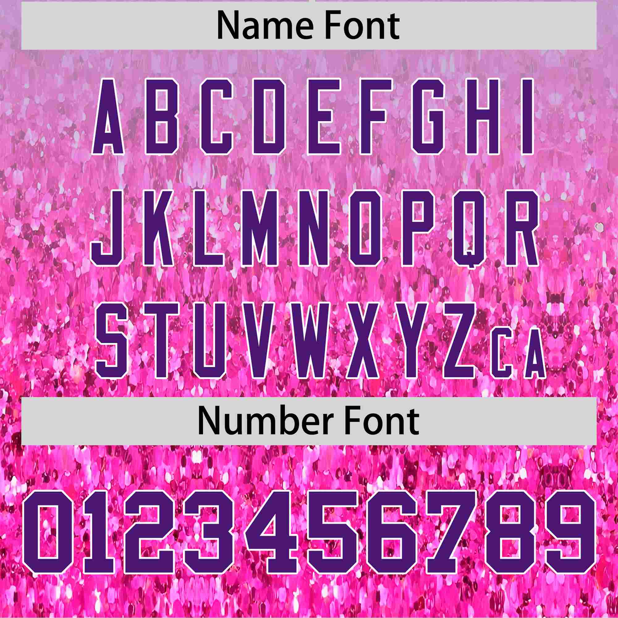 Custom Light Purple Purple Sparkle-Effect Pattern Gradient Fashion Authentic Baseball Jersey