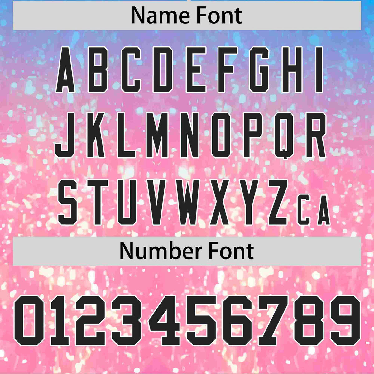 Custom Powder Blue Black Sparkle-Effect Pattern Gradient Fashion Authentic Baseball Jersey