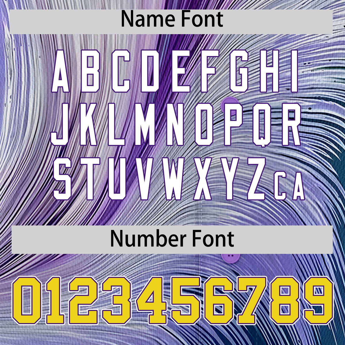 Custom Gold Purple Fluid Feather Graffiti Pattern Authentic Baseball Jersey