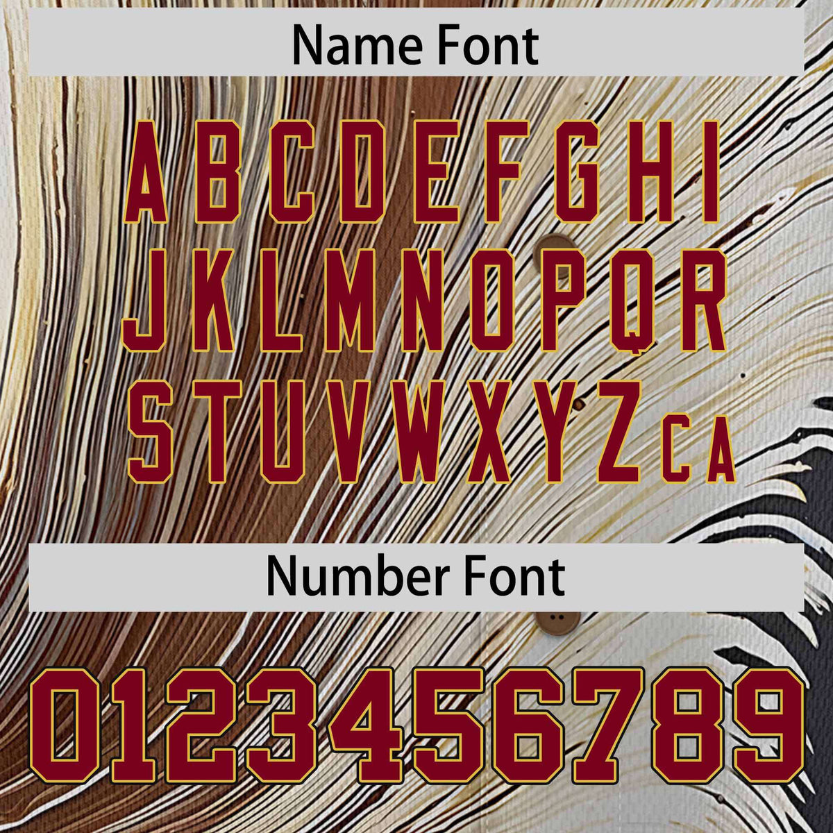 Custom Crimson Old Gold Fluid Feather Graffiti Pattern Authentic Baseball Jersey