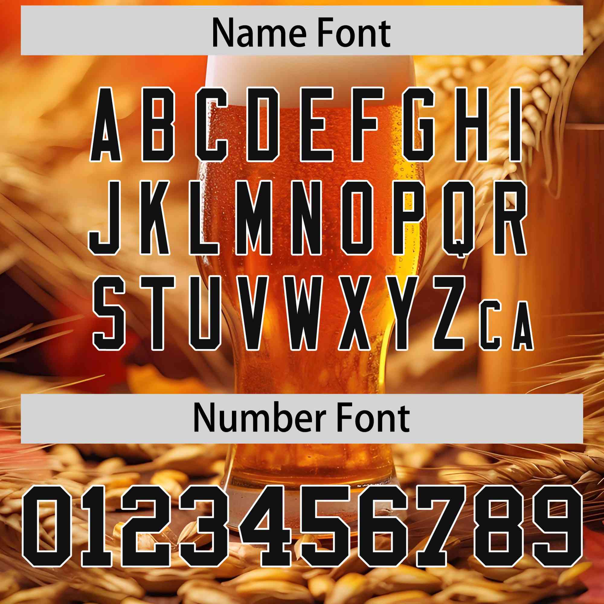 Custom Orange National Beer Day Personalized Beer Pattern Baseball Jersey | Suitable For Groups Or Parties | KXKSHOP