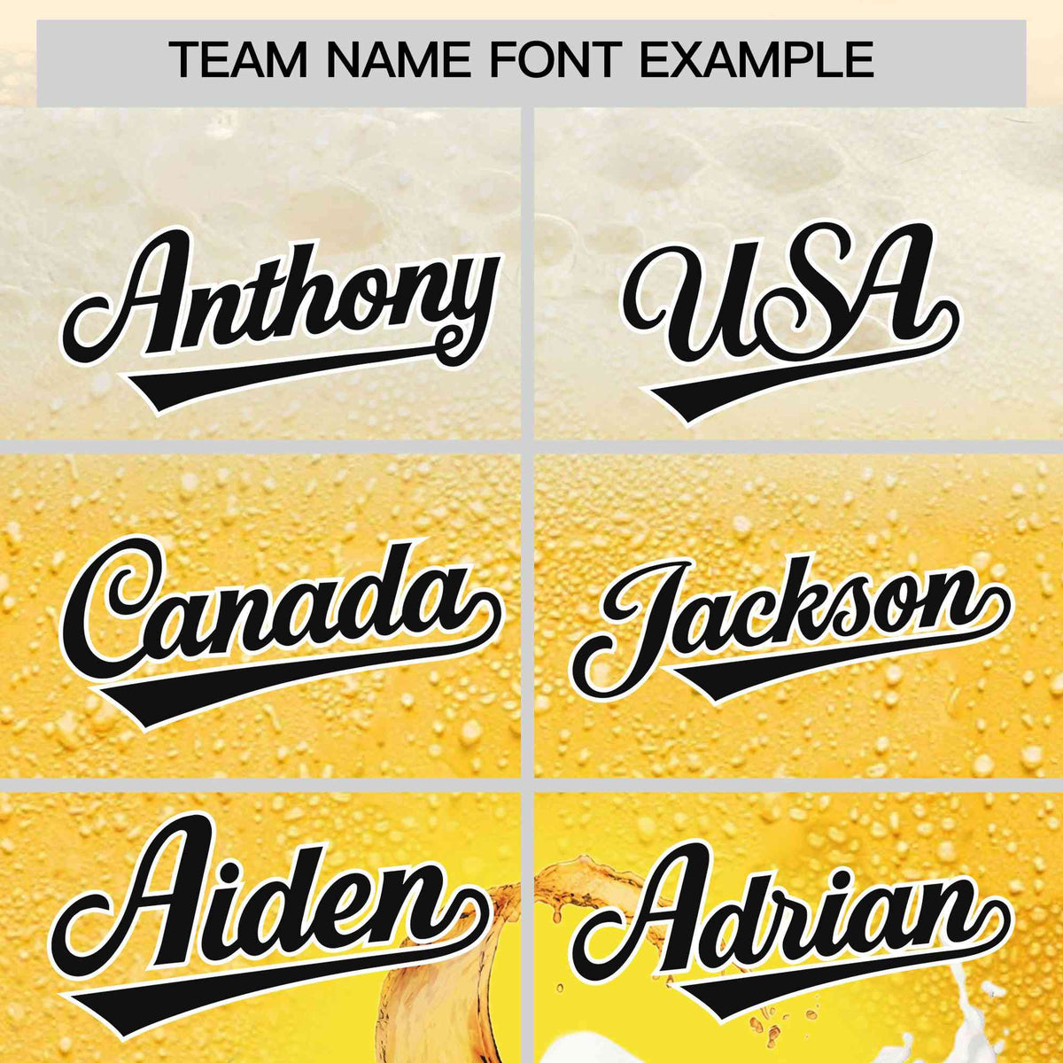 Custom Gold Black National Beer Day Personalized Beer Pattern Baseball Jersey | Suitable For Groups Or Parties | KXKSHOP