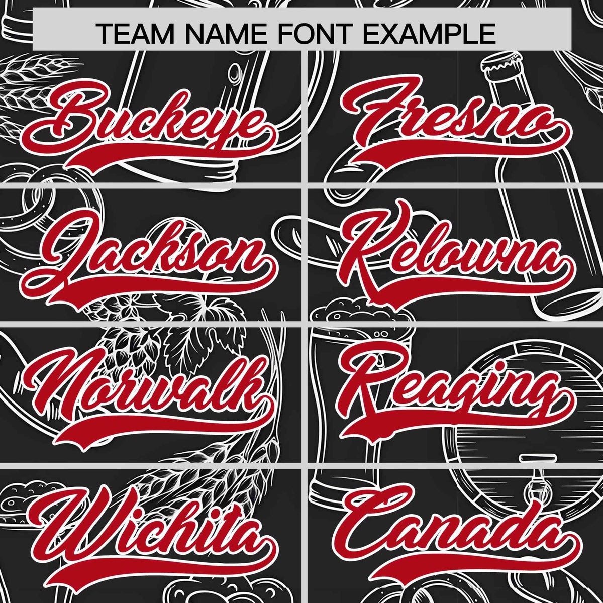 Custom Black White National Beer Day Personalized Beer Pattern Baseball Jersey | Suitable For Groups Or Parties | KXKSHOP