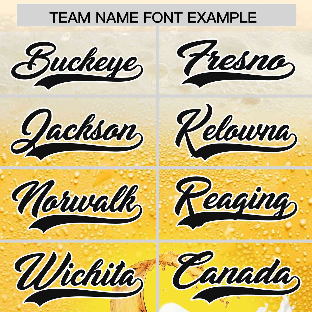 Custom Gold Black National Beer Day Personalized Beer Pattern Baseball Jersey | Suitable For Groups Or Parties | KXKSHOP