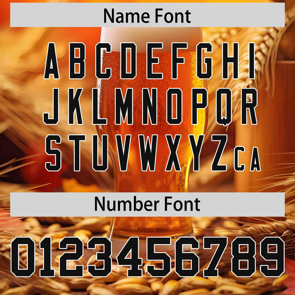 Custom Orange National Beer Day Personalized Beer Pattern Baseball Jersey | Suitable For Groups Or Parties | KXKSHOP