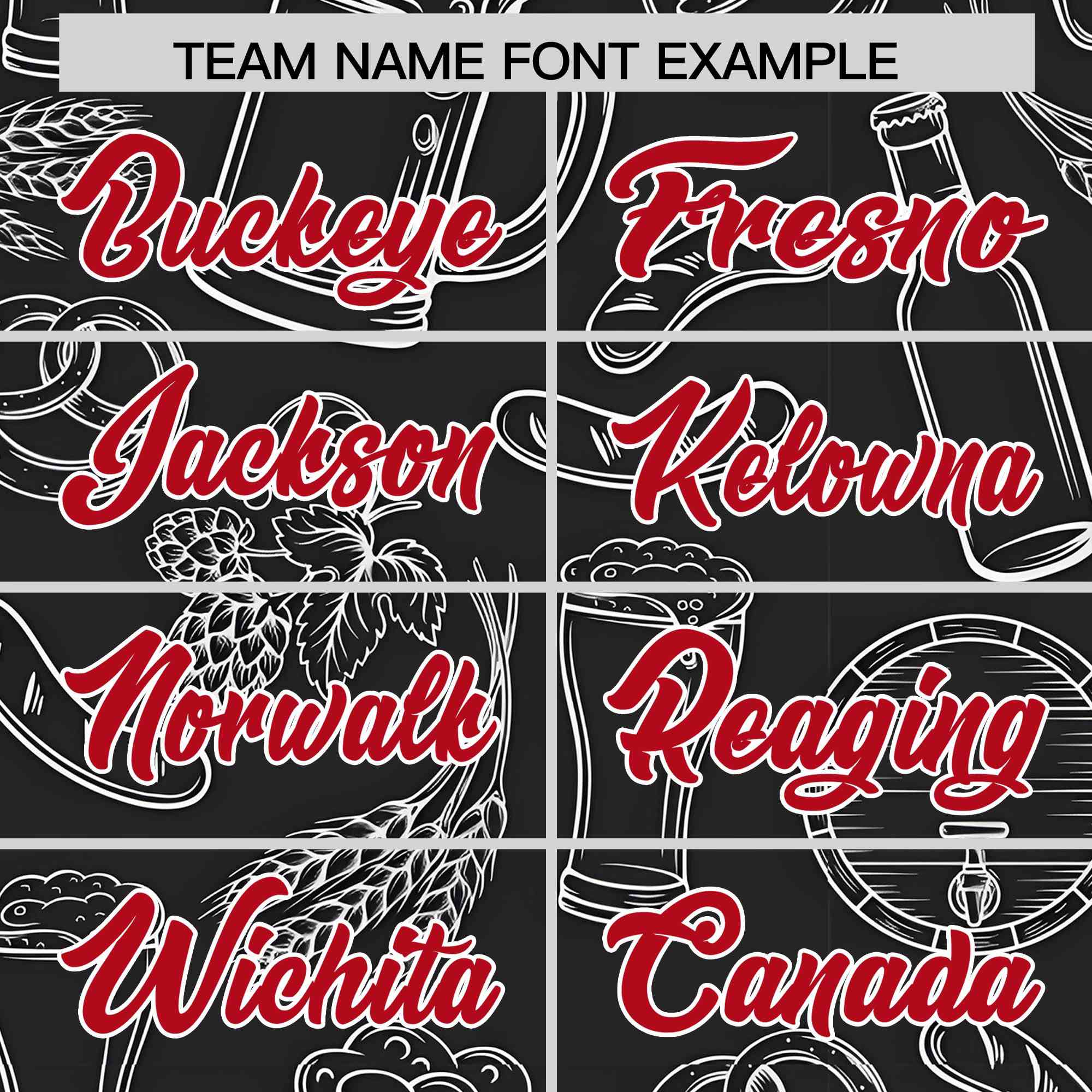 Custom Black White National Beer Day Personalized Beer Pattern Baseball Jersey | Suitable For Groups Or Parties | KXKSHOP