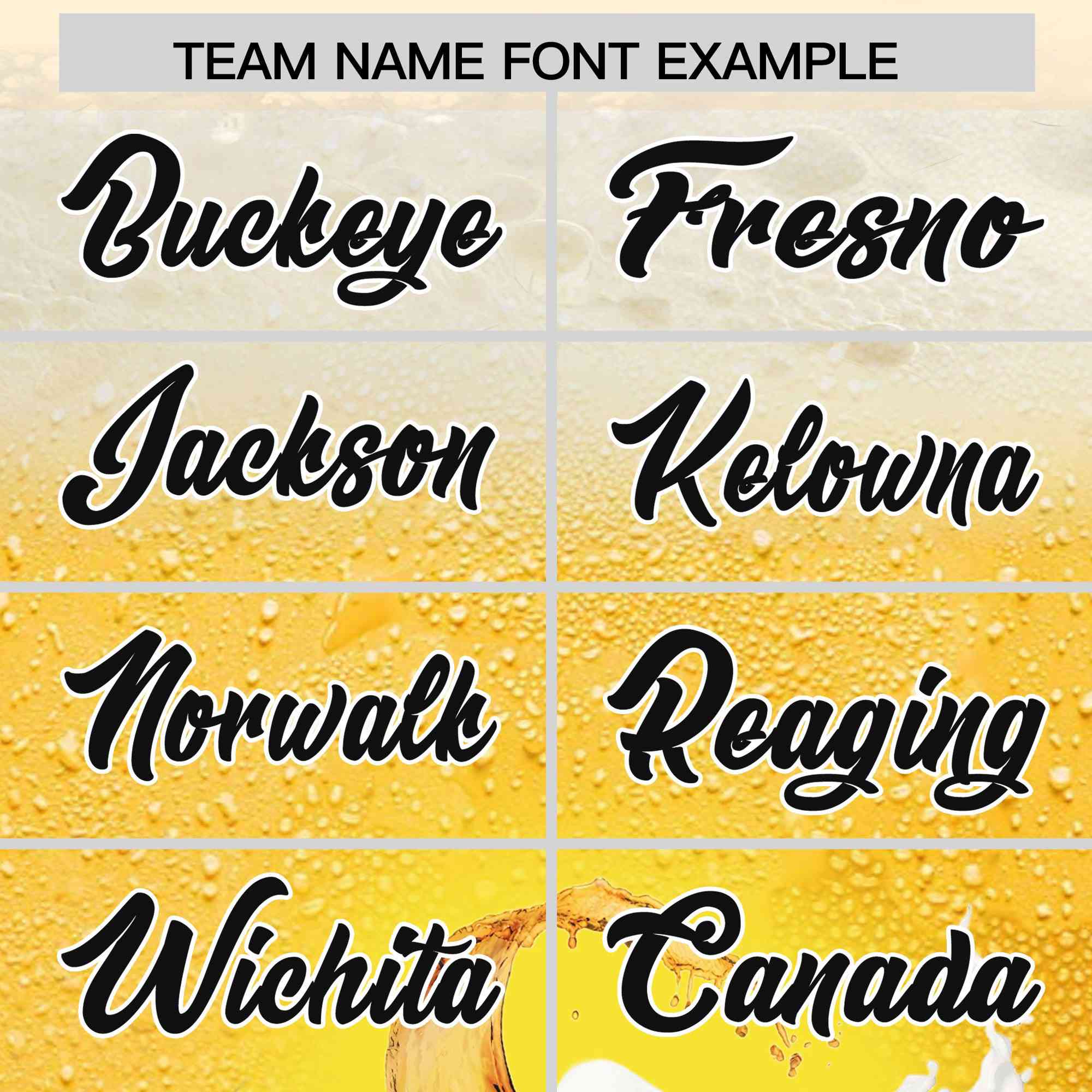 Custom Gold Black National Beer Day Personalized Beer Pattern Baseball Jersey | Suitable For Groups Or Parties | KXKSHOP