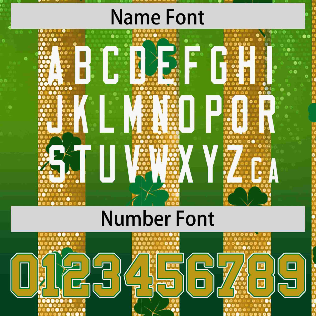 Custom Kelly Green Green St.Patrick's Day Personalized Four Leaf Clover Pattern Baseball Jersey