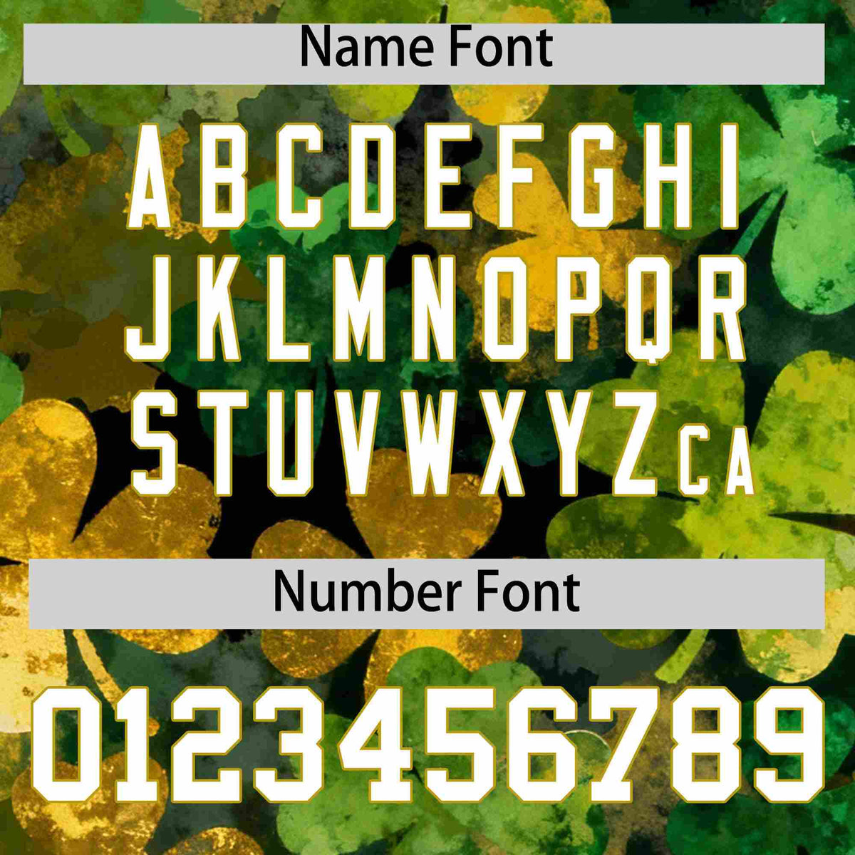 Custom Black White St.Patrick's Day Personalized Four Leaf Clover Pattern Baseball Jersey| KXKSHOP