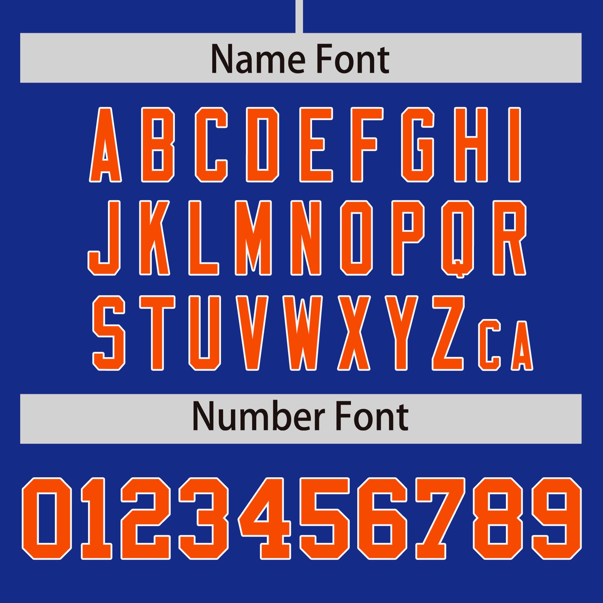 Custom Royal Orange Personalized Phonetic Rhythm Authentic Baseball Jersey | KXKSHOP