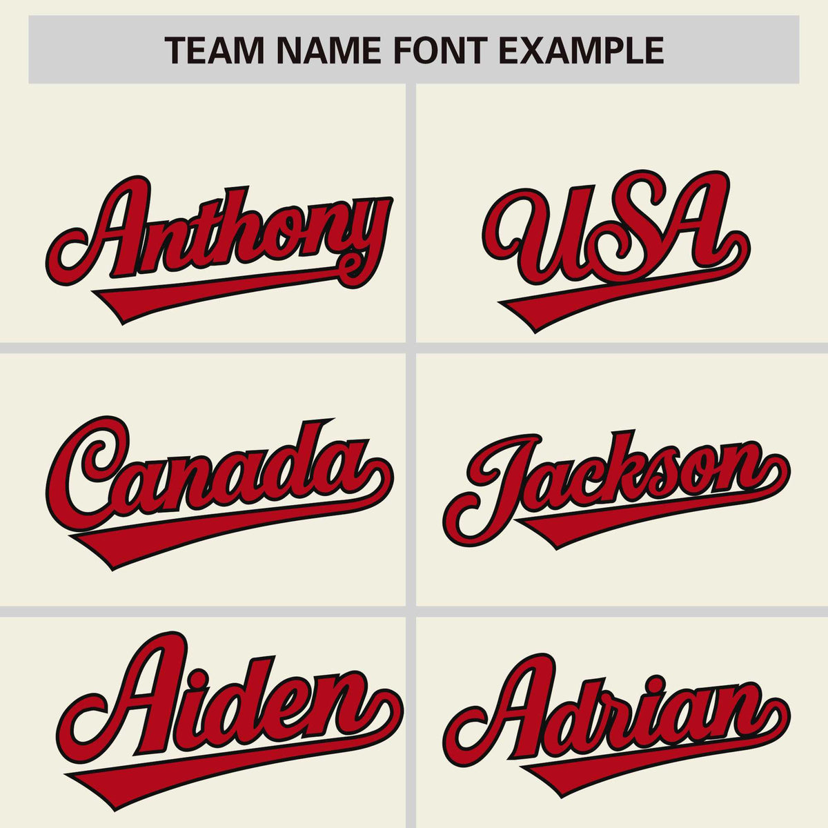 Custom Cream Red Personalized Phonetic Rhythm Authentic Baseball Jersey | KXKSHOP