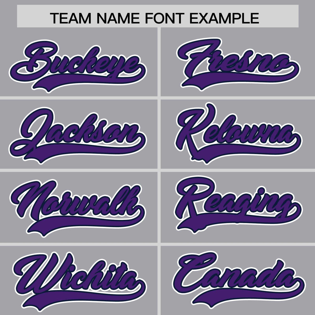 Custom Gray Purple Personalized Phonetic Rhythm Authentic Baseball Jersey | KXKSHOP