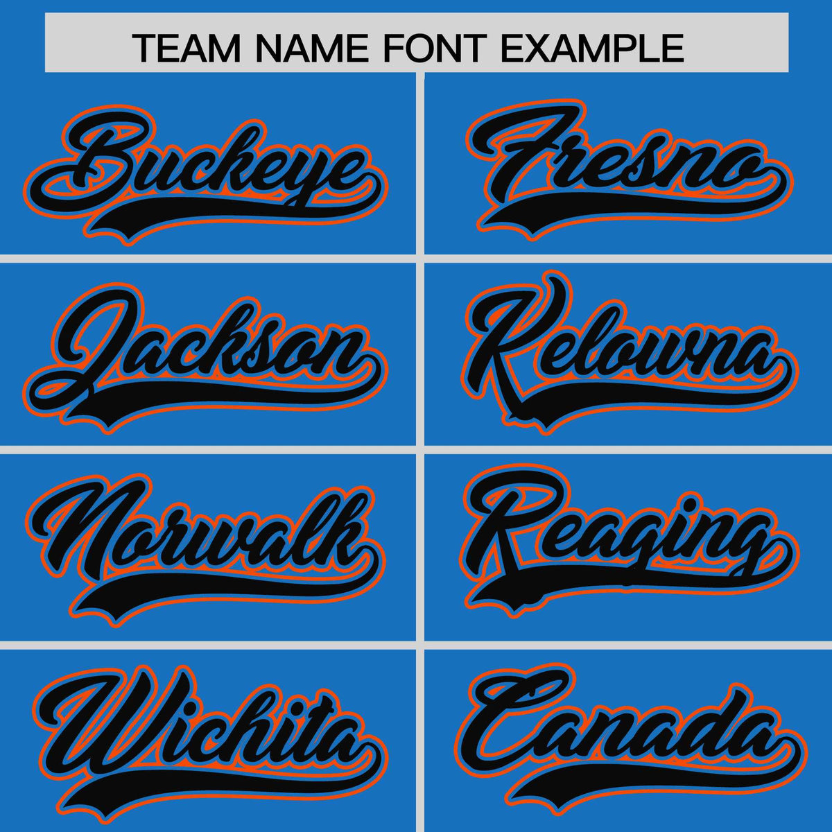 Custom Powder Blue Orange Personalized Phonetic Rhythm Authentic Baseball Jersey | KXKSHOP