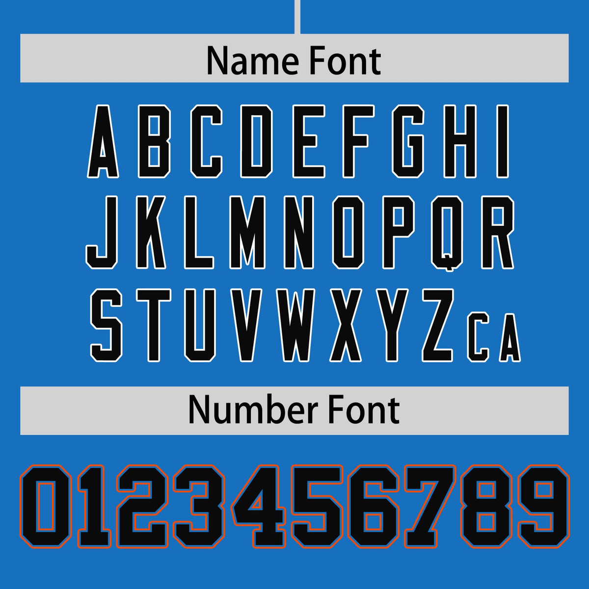 Custom Powder Blue Orange Personalized Phonetic Rhythm Authentic Baseball Jersey | KXKSHOP