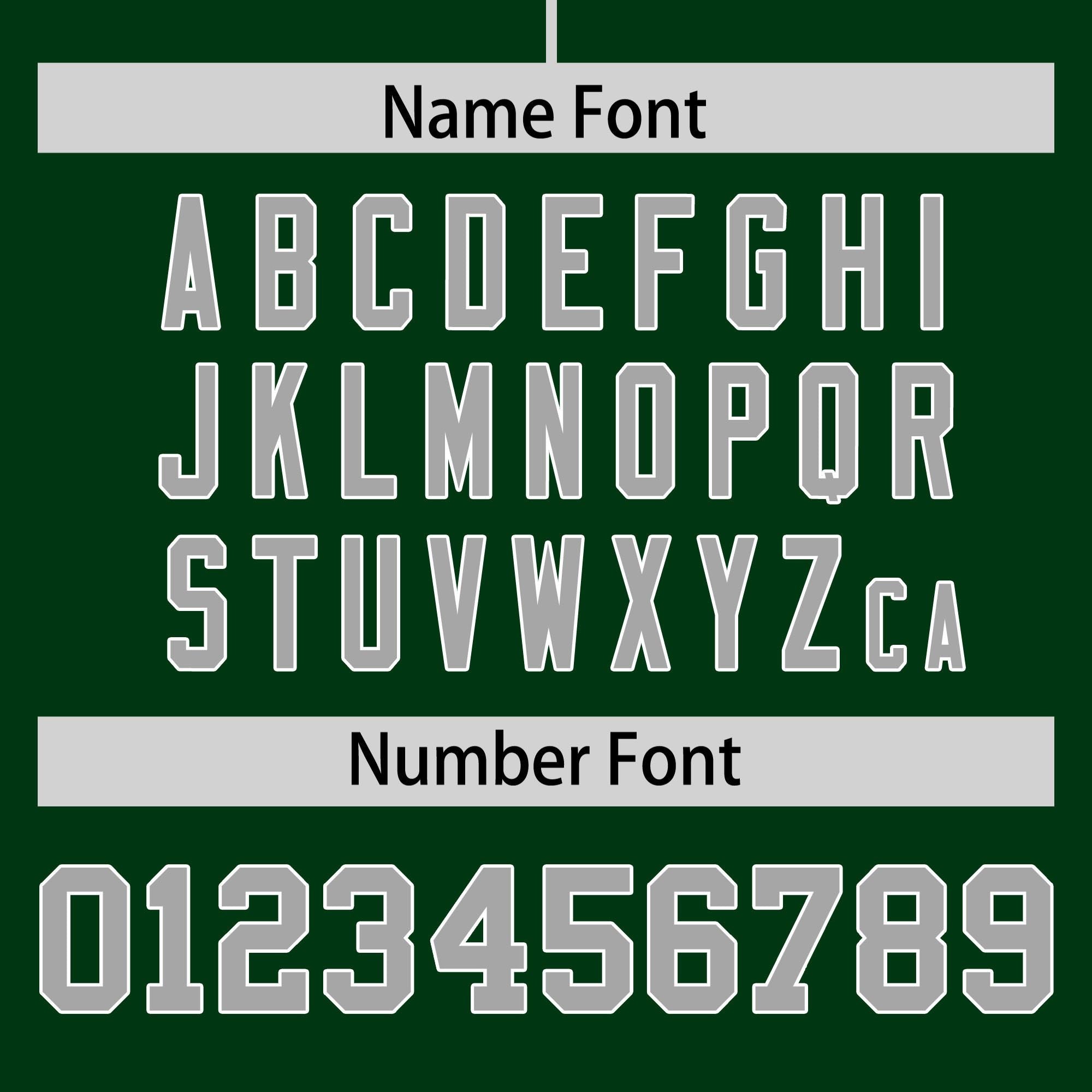 Custom Green Gray Personalized Phonetic Rhythm Authentic Baseball Jersey | KXKSHOP