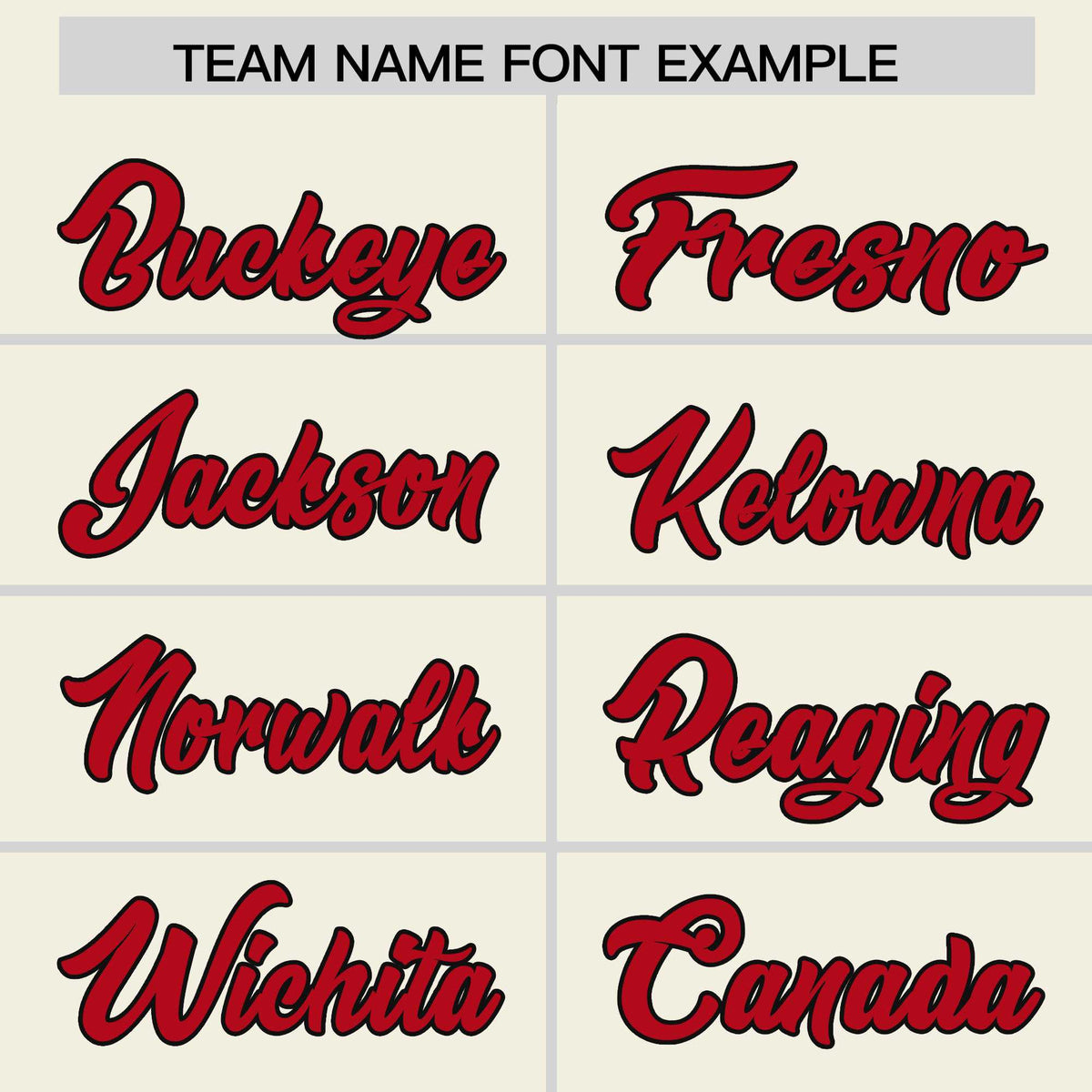 Custom Cream Red Personalized Phonetic Rhythm Authentic Baseball Jersey | KXKSHOP