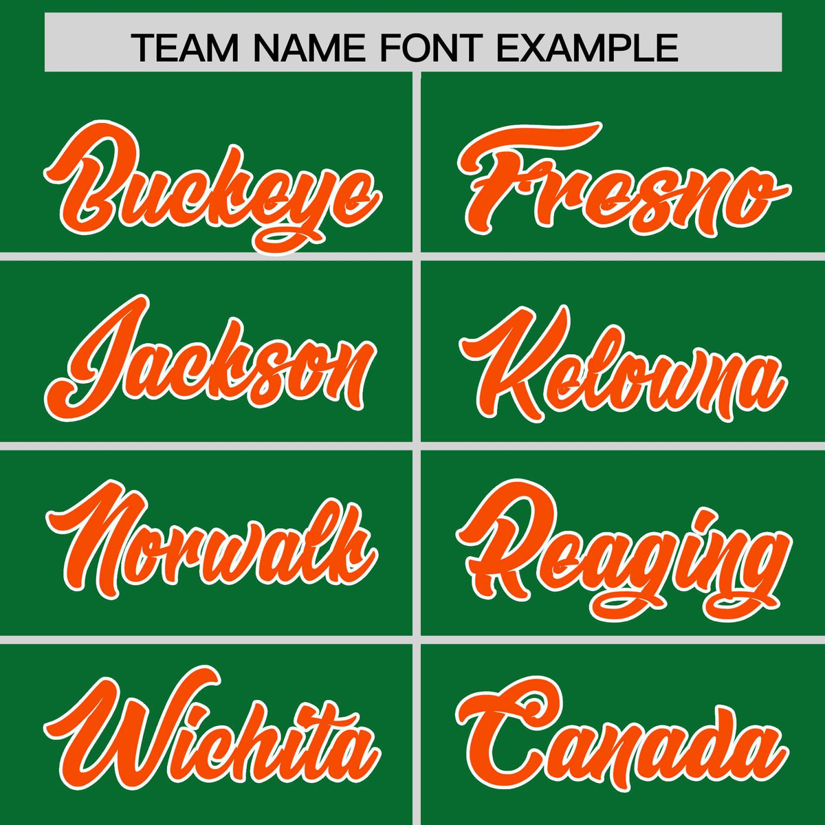 Custom Kelly Green Orange Personalized Phonetic Rhythm Authentic Baseball Jersey | KXKSHOP