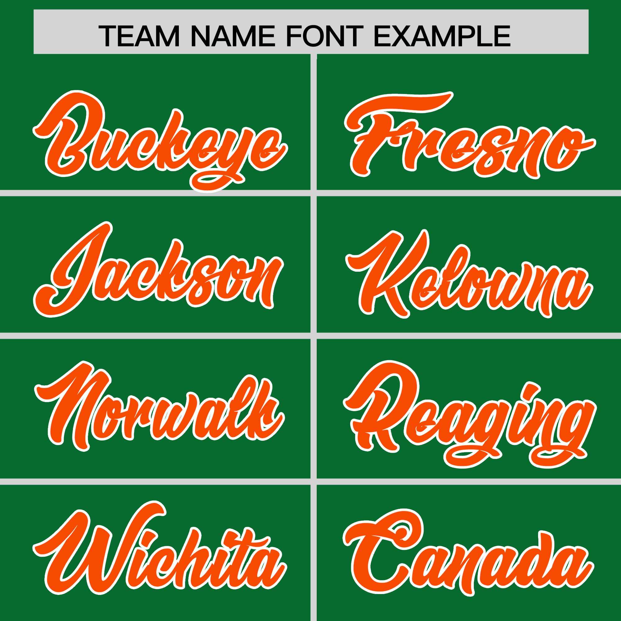Custom Kelly Green Orange Personalized Phonetic Rhythm Authentic Baseball Jersey | KXKSHOP