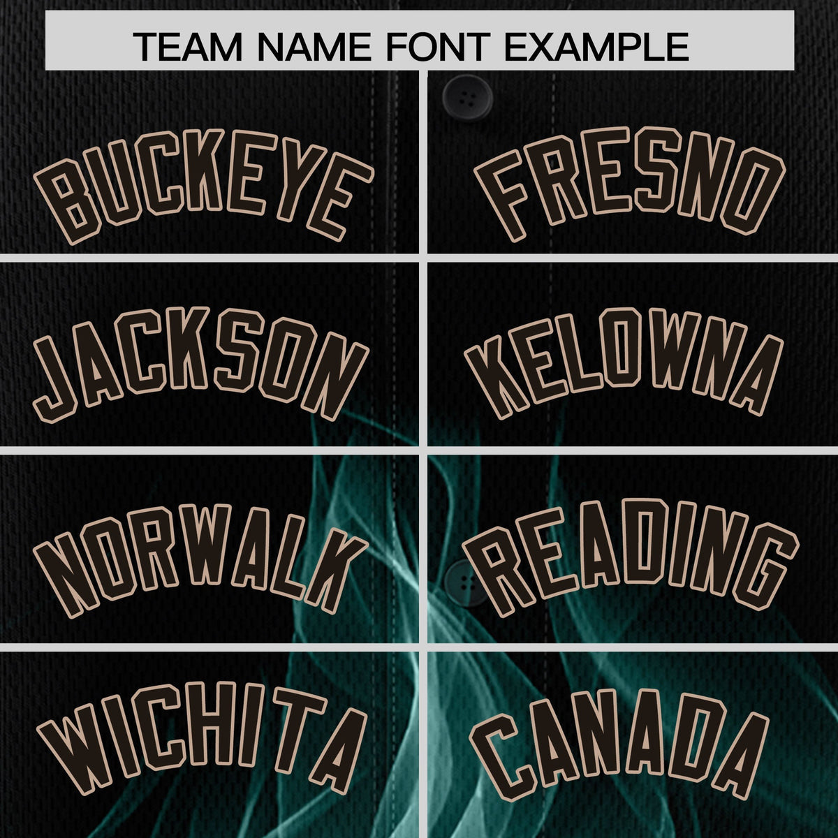Custom Black Midnight Green White Flame Graffiti Pattern Personalization Baseball Jersey| KXKSHOP