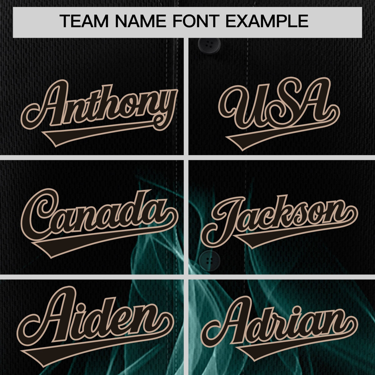 Custom Black Midnight Green White Flame Graffiti Pattern Personalization Baseball Jersey| KXKSHOP