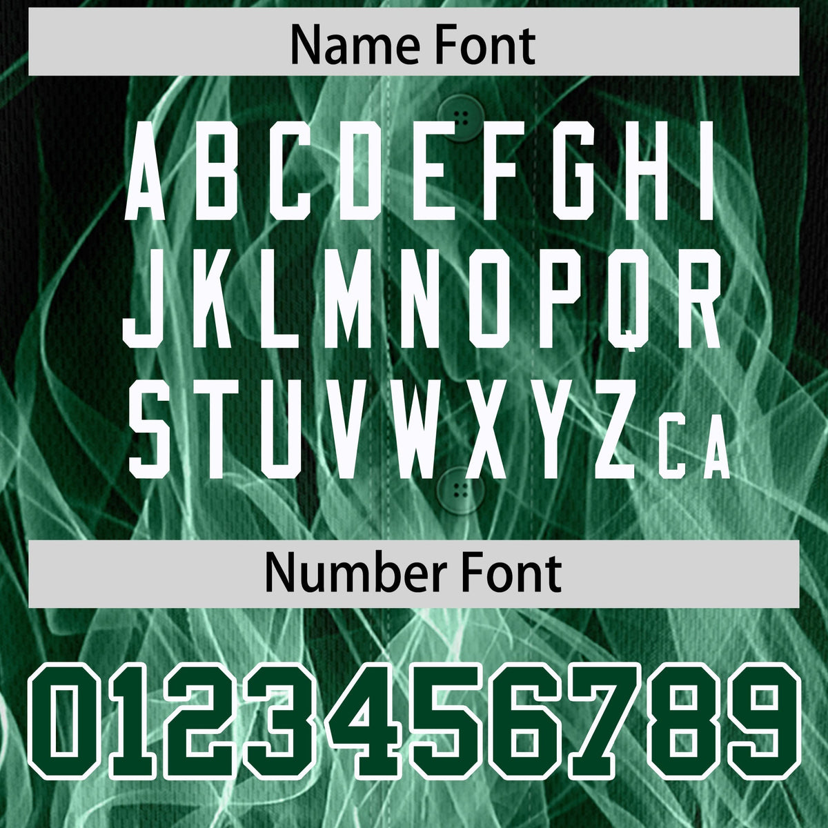 Custom Black Green White Flame Graffiti Pattern Personalization Baseball Jersey| KXKSHOP