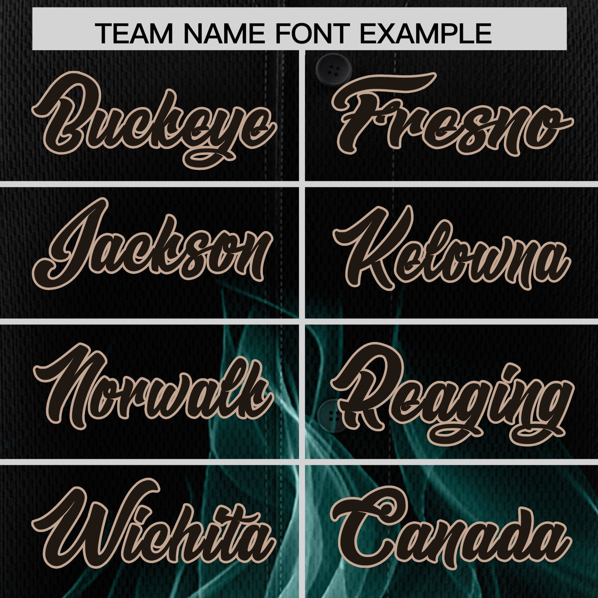 Custom Black Midnight Green White Flame Graffiti Pattern Personalization Baseball Jersey| KXKSHOP