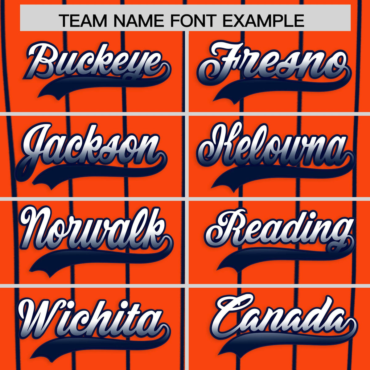 Custom Orange Detroit City Silhouette Authentic Baseball Jersey| KXKSHOP