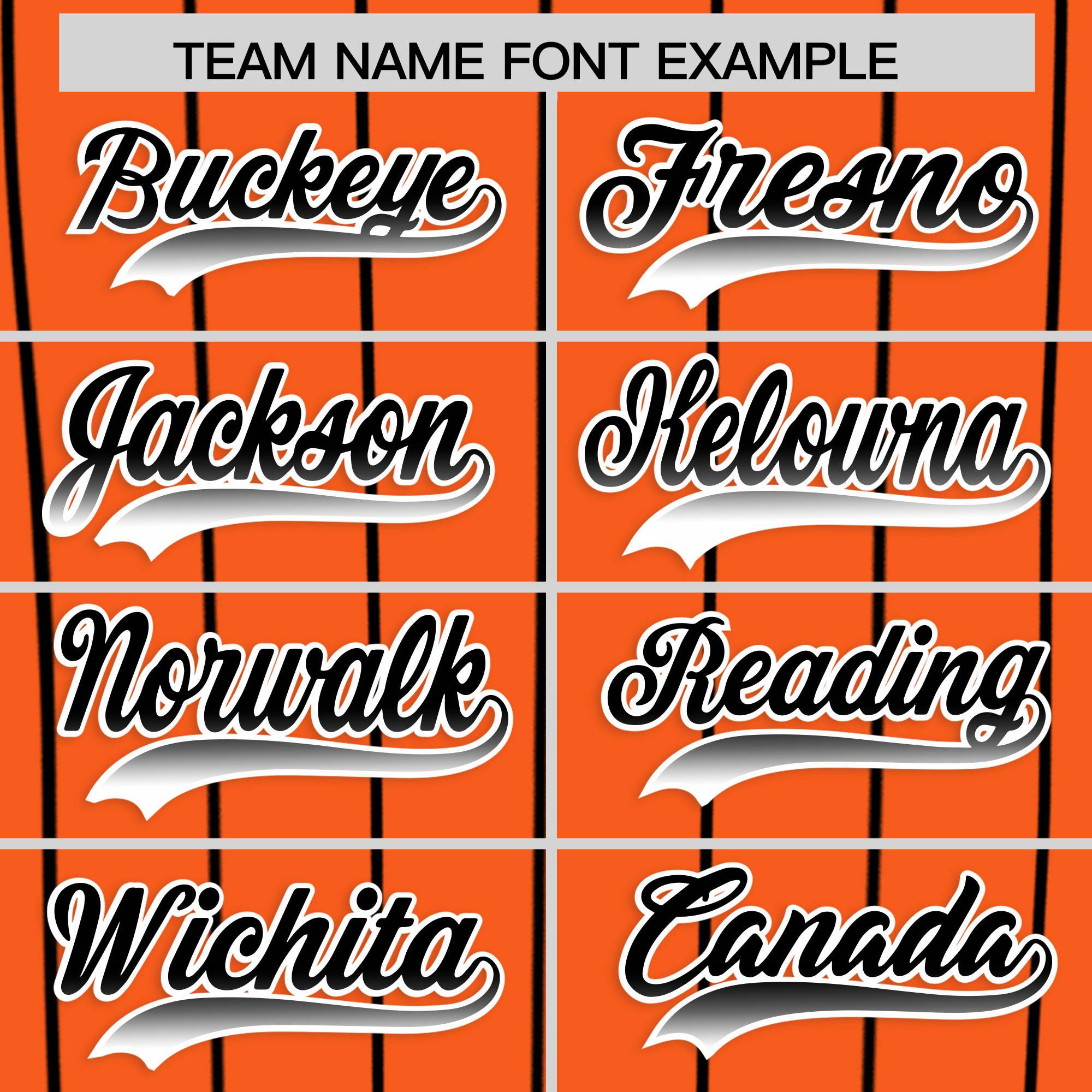 Custom Orange San-Francisco City Silhouette Authentic Baseball Jersey| KXKSHOP