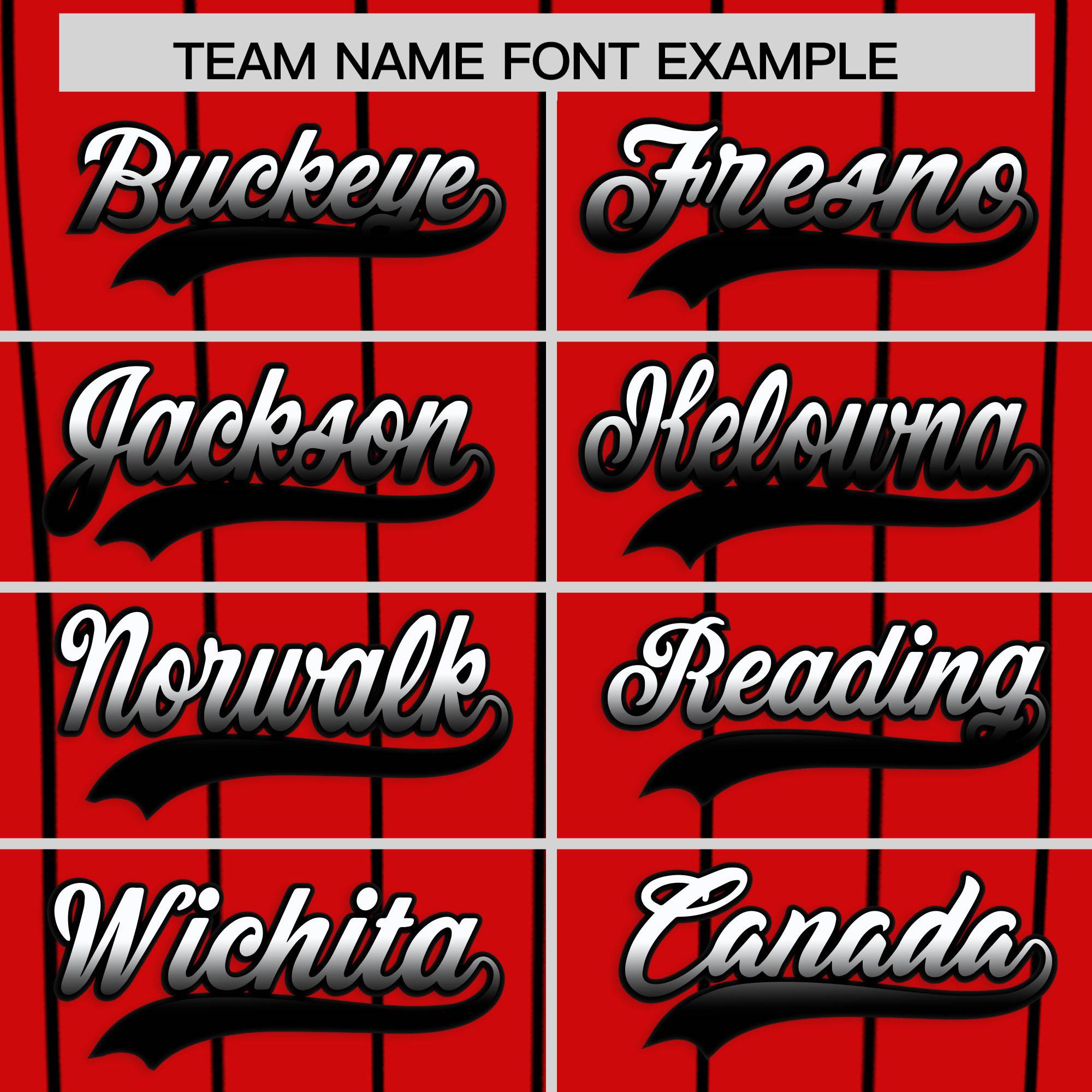 Custom Red Cincinnati City Silhouette Authentic Baseball Jersey| KXKSHOP