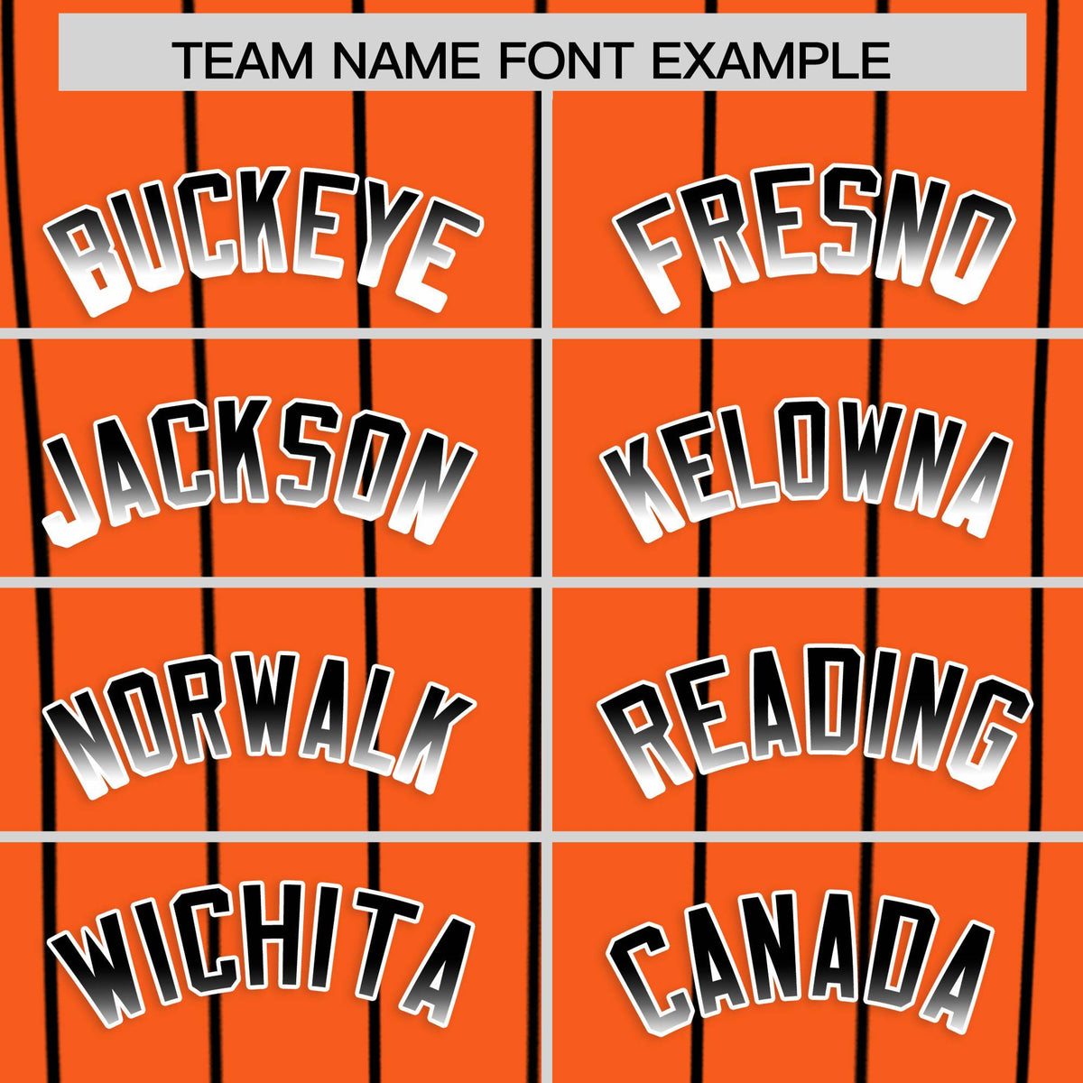 Custom Orange San-Francisco City Silhouette Authentic Baseball Jersey| KXKSHOP