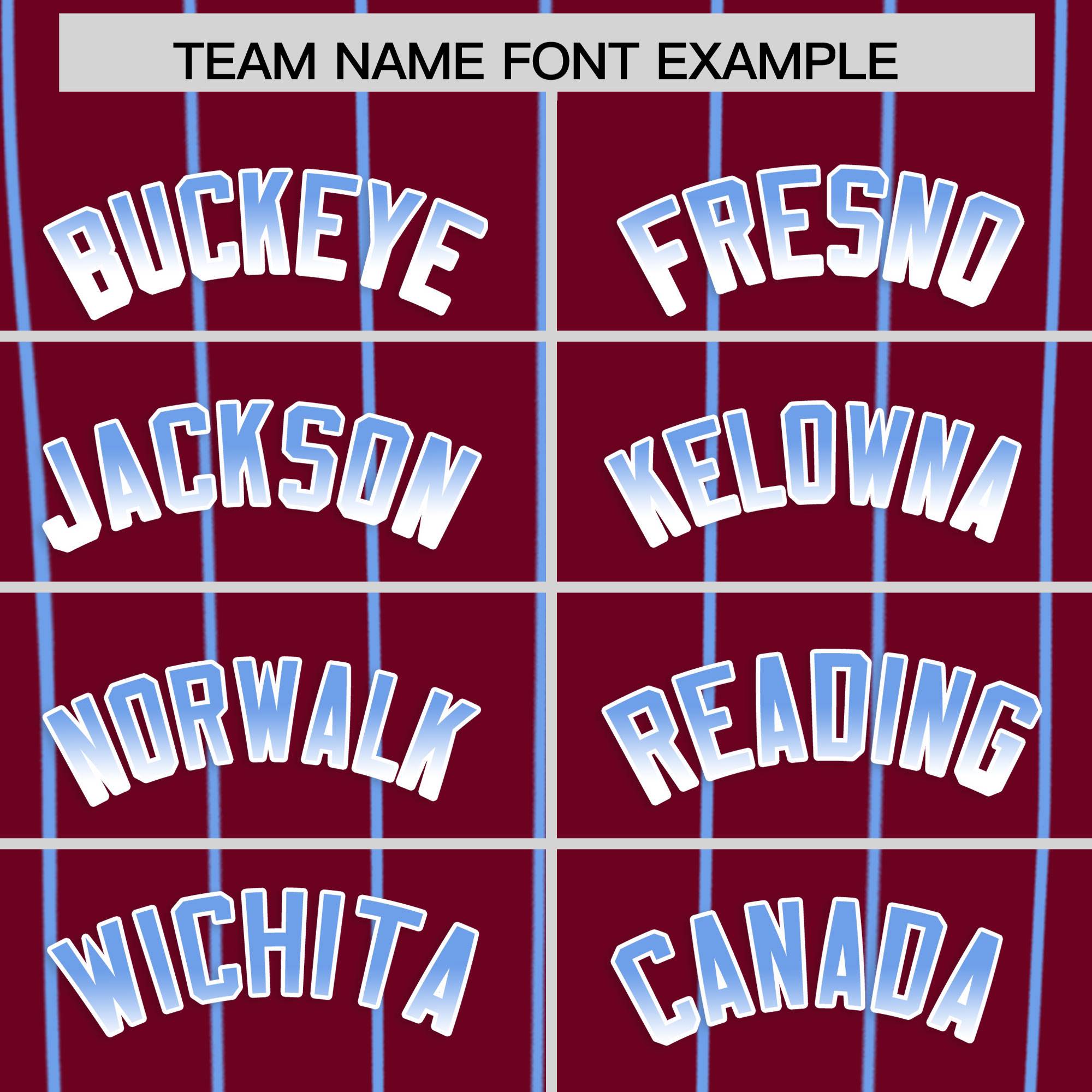 Custom Crimson Philadelphia City Silhouette Authentic Baseball Jersey| KXKSHOP