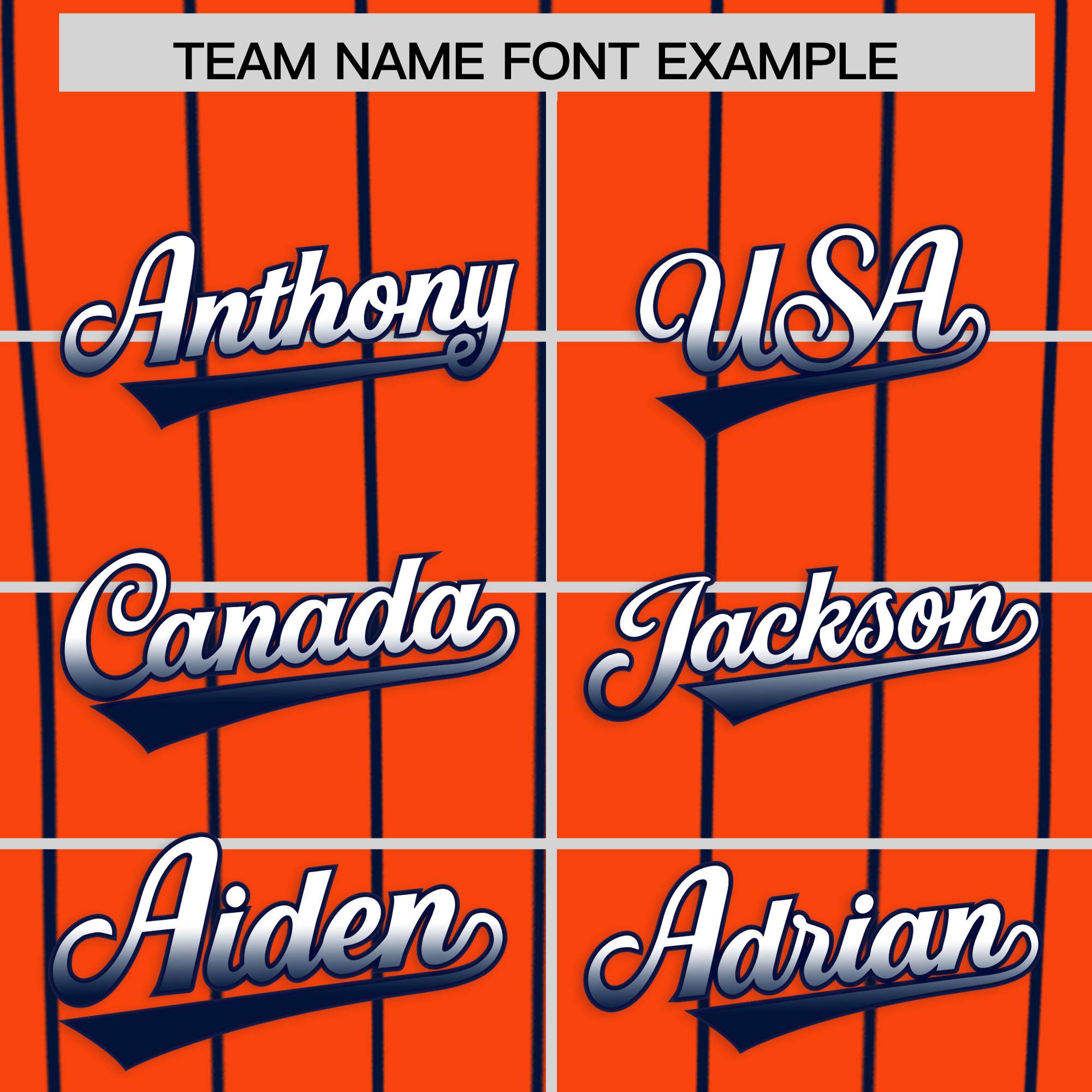 Custom Orange Detroit City Silhouette Authentic Baseball Jersey| KXKSHOP