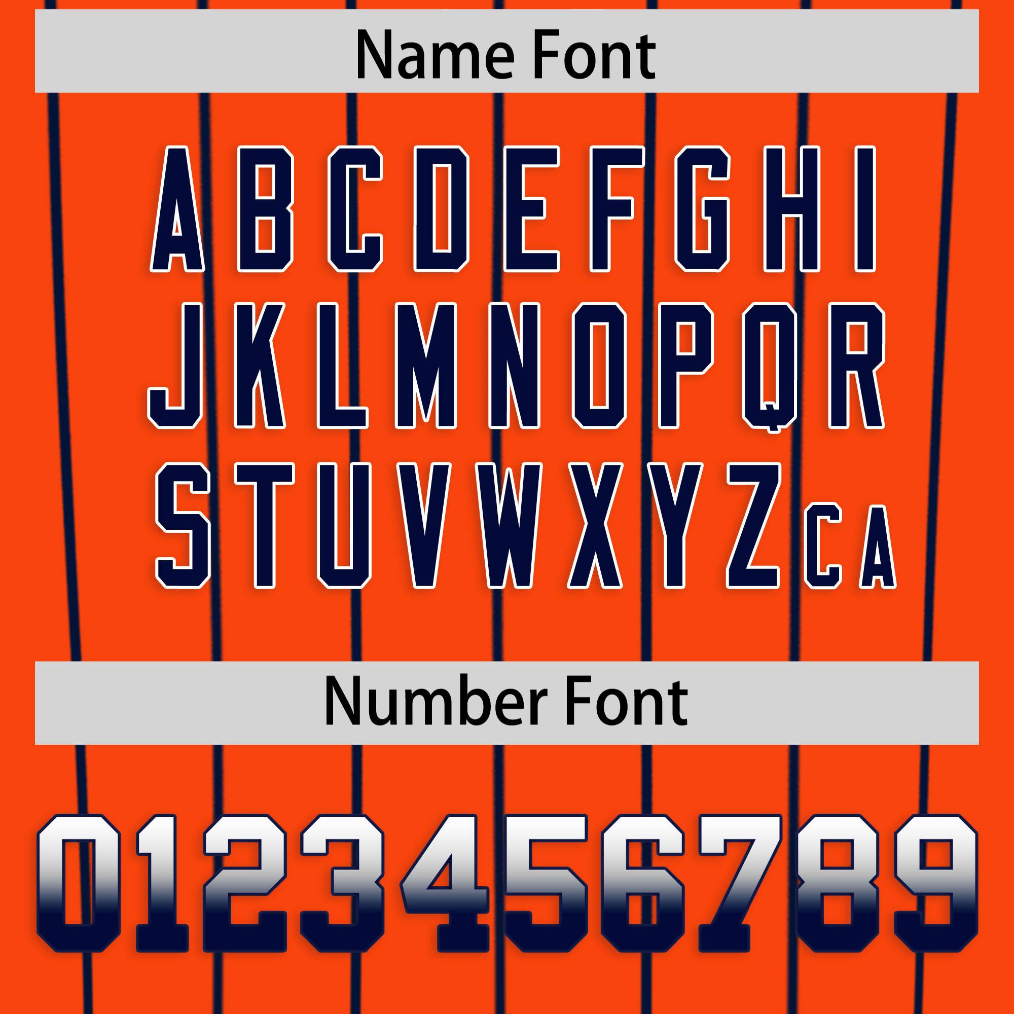 Custom Orange Detroit City Silhouette Authentic Baseball Jersey| KXKSHOP